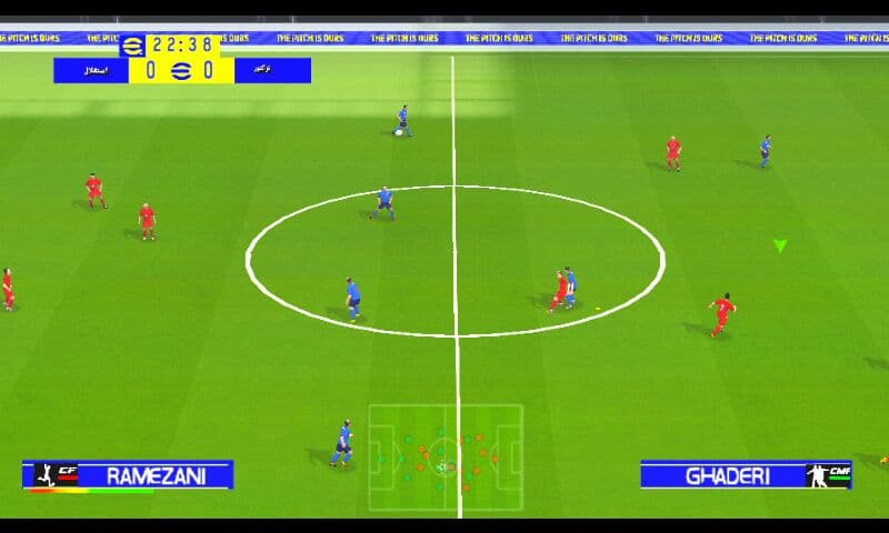 اسکرین شات 8 بازی efootball2022( لیگ برتر ایران_ آزادگان و منتخب آسیا + گزارش فارسی)