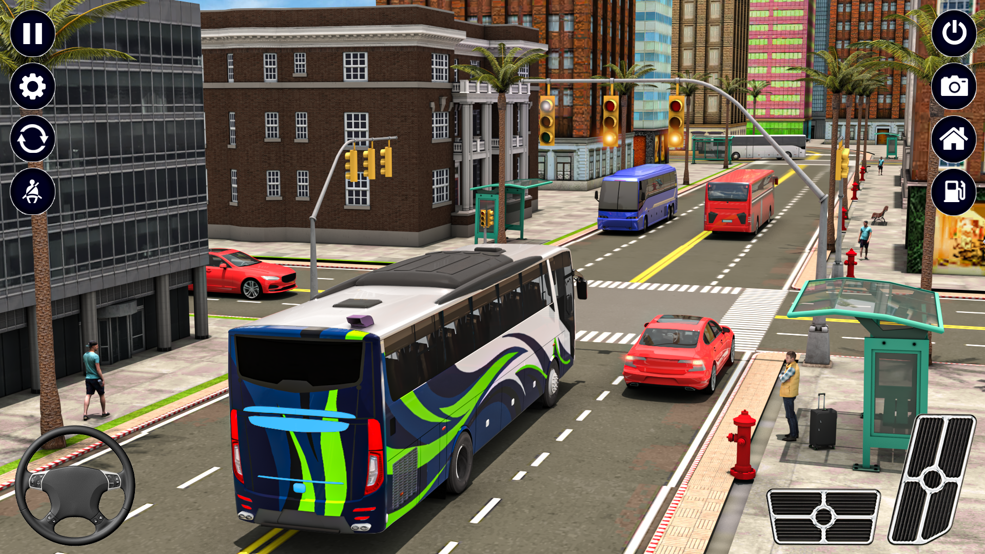 اسکرین شات بازی Bus Simulator 2023 Racing Game 2