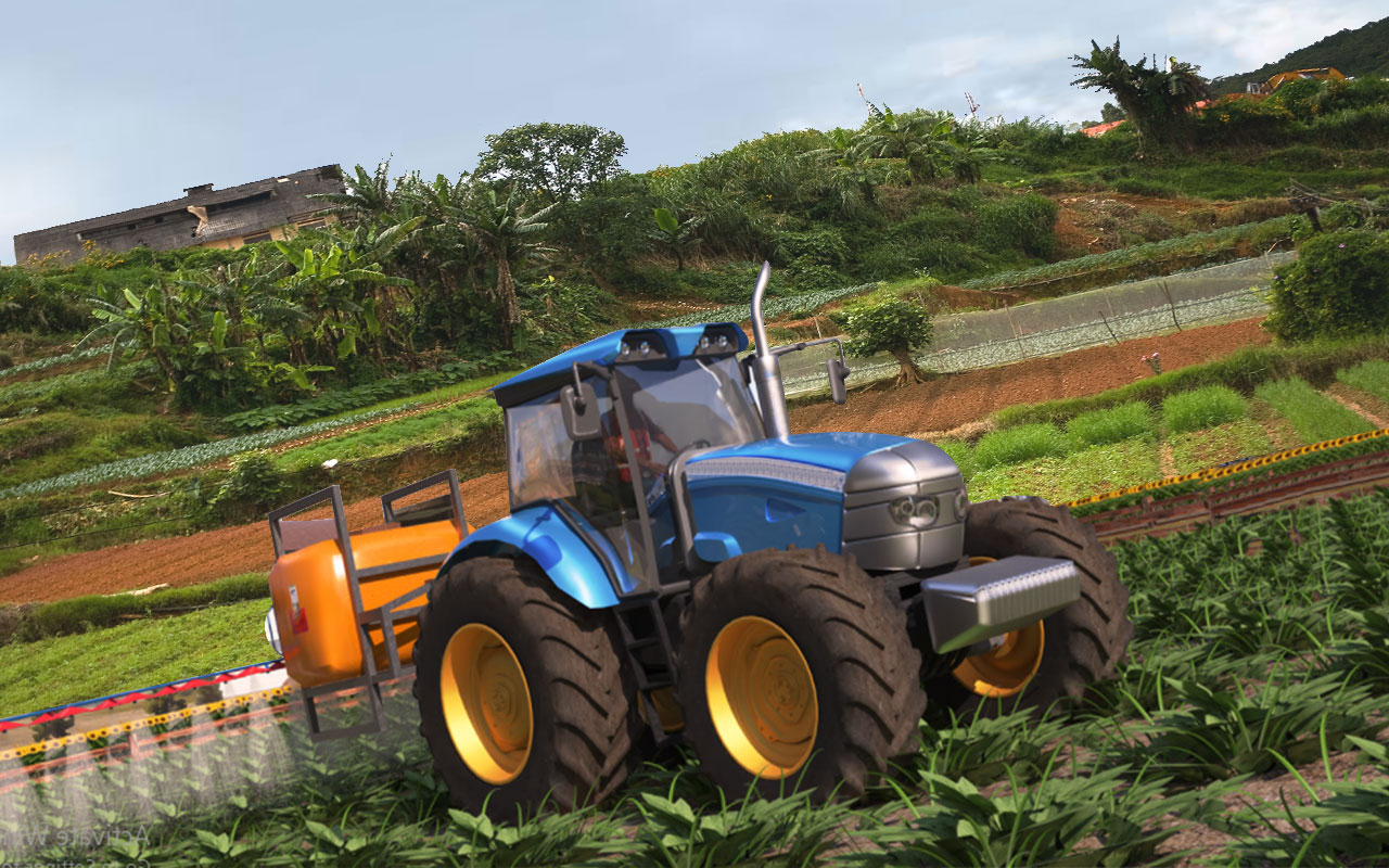اسکرین شات 2 بازی Off-road Indian Cargo Tractor