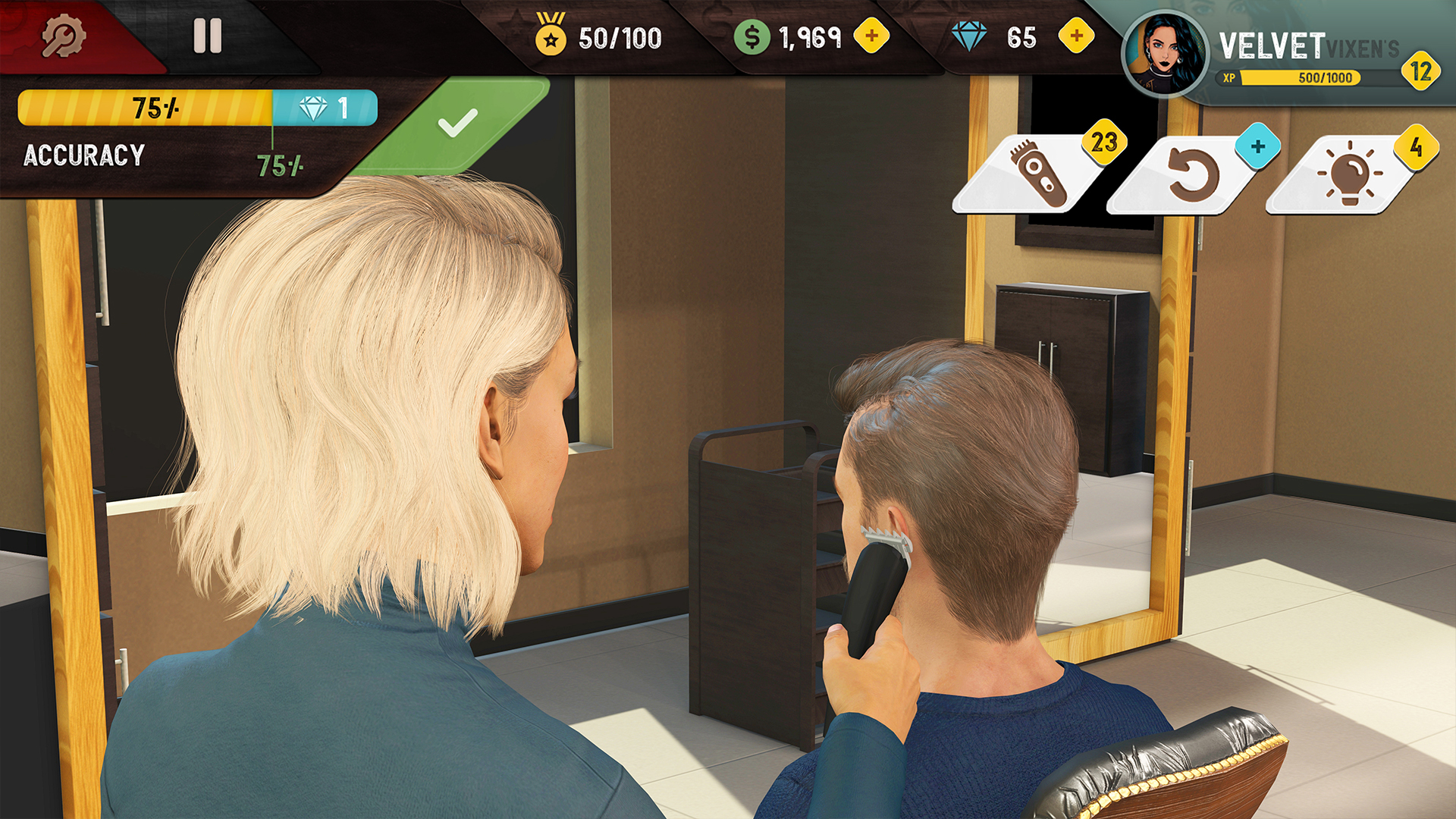 اسکرین شات 1 بازی Barber Shop-Hair Cutting Game