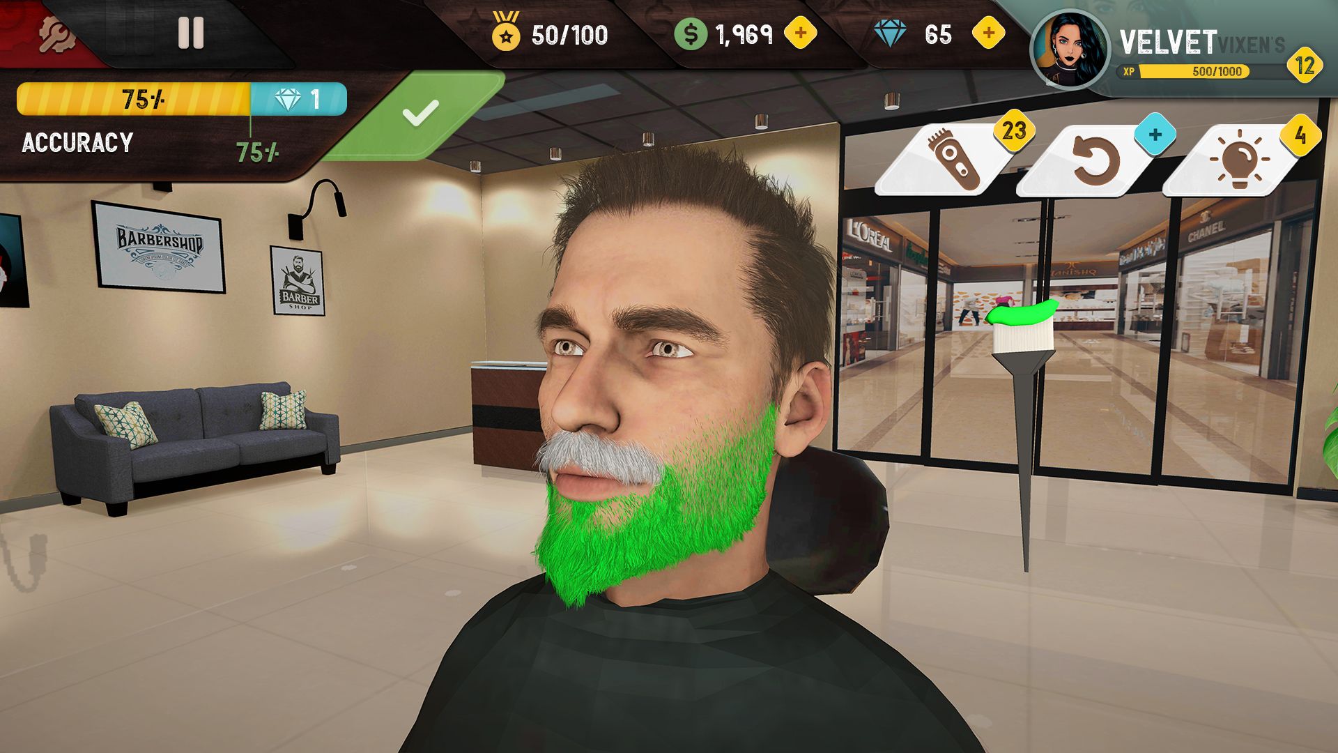 اسکرین شات 7 بازی Barber Shop-Hair Cutting Game