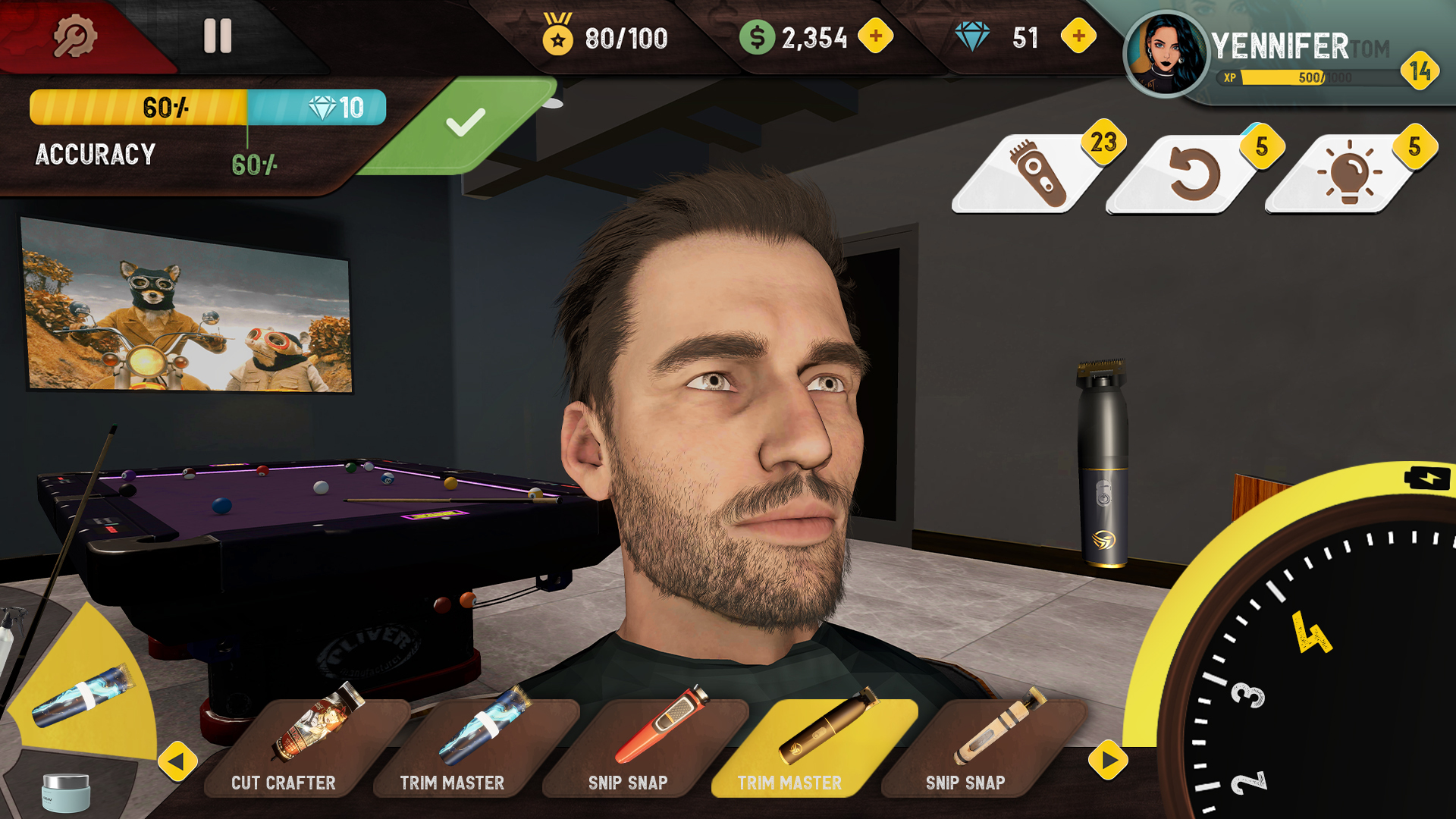 اسکرین شات 3 بازی Barber Shop-Hair Cutting Game