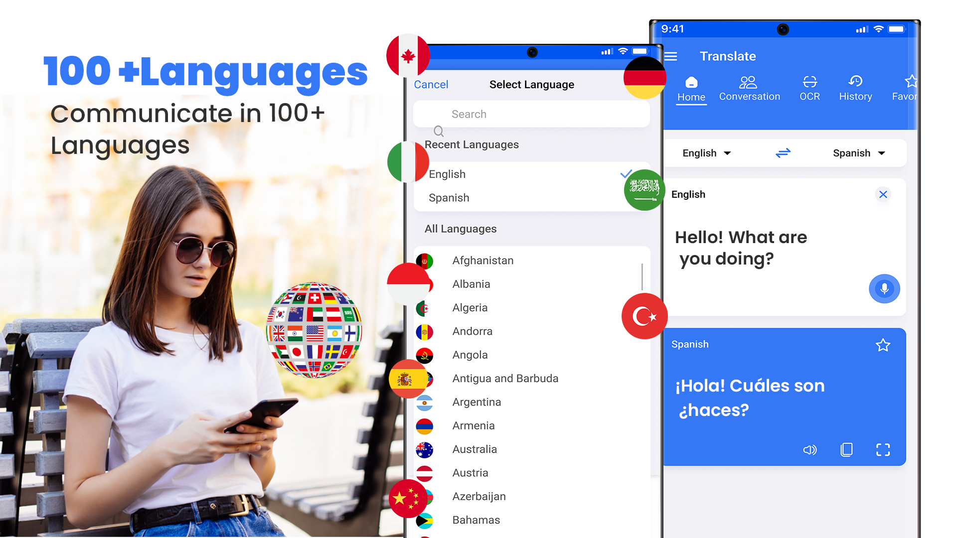 اسکرین شات 5 برنامه Translate All Languages