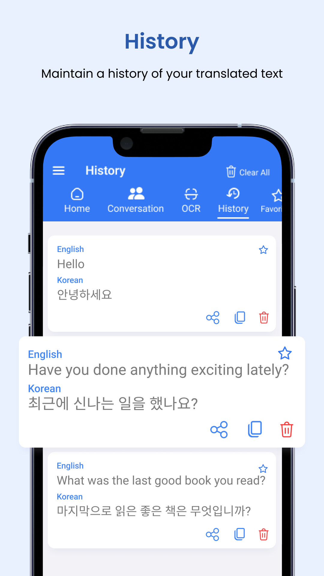 اسکرین شات 6 برنامه Translate All Languages
