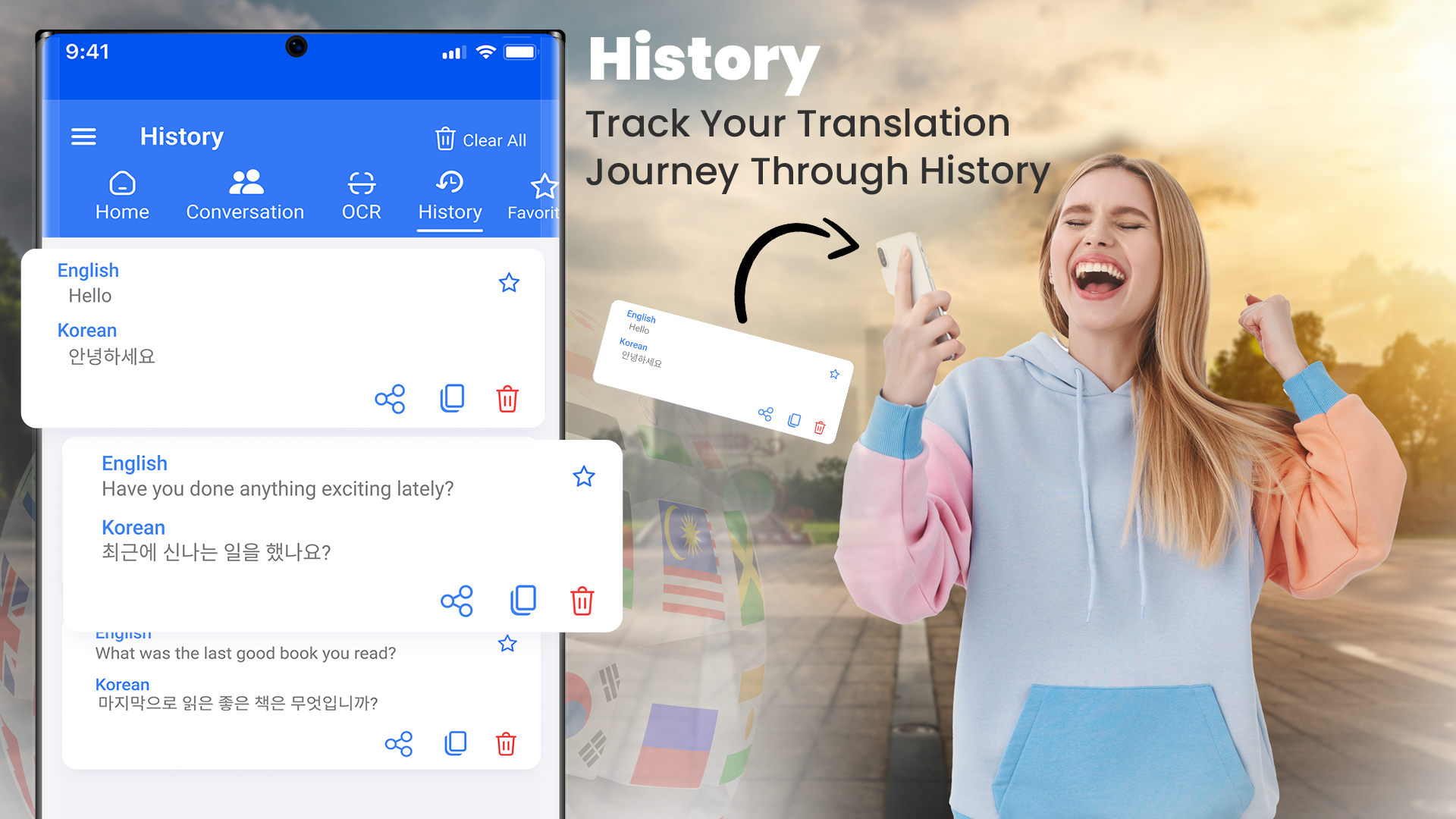 اسکرین شات 6 برنامه Translate All Languages