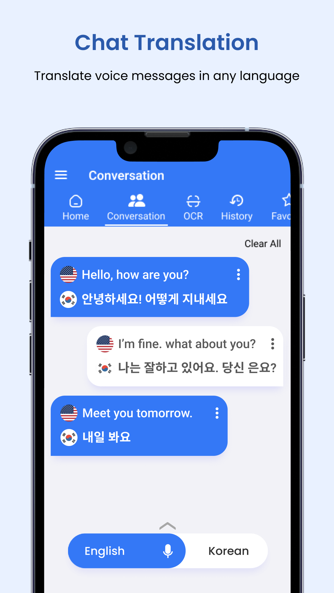 اسکرین شات 3 برنامه Translate All Languages