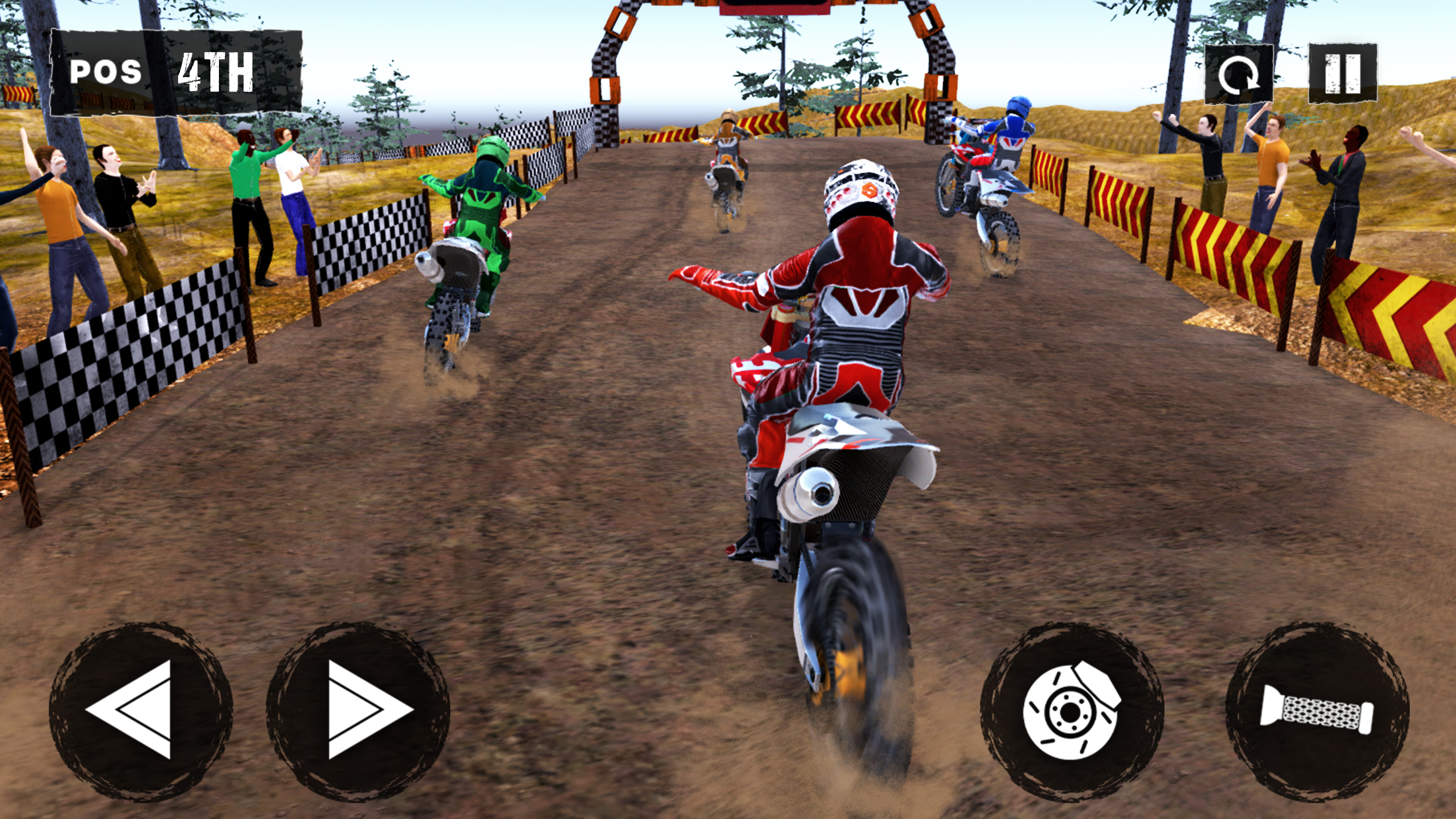 اسکرین شات 4 بازی Dirt Track Bike Racing