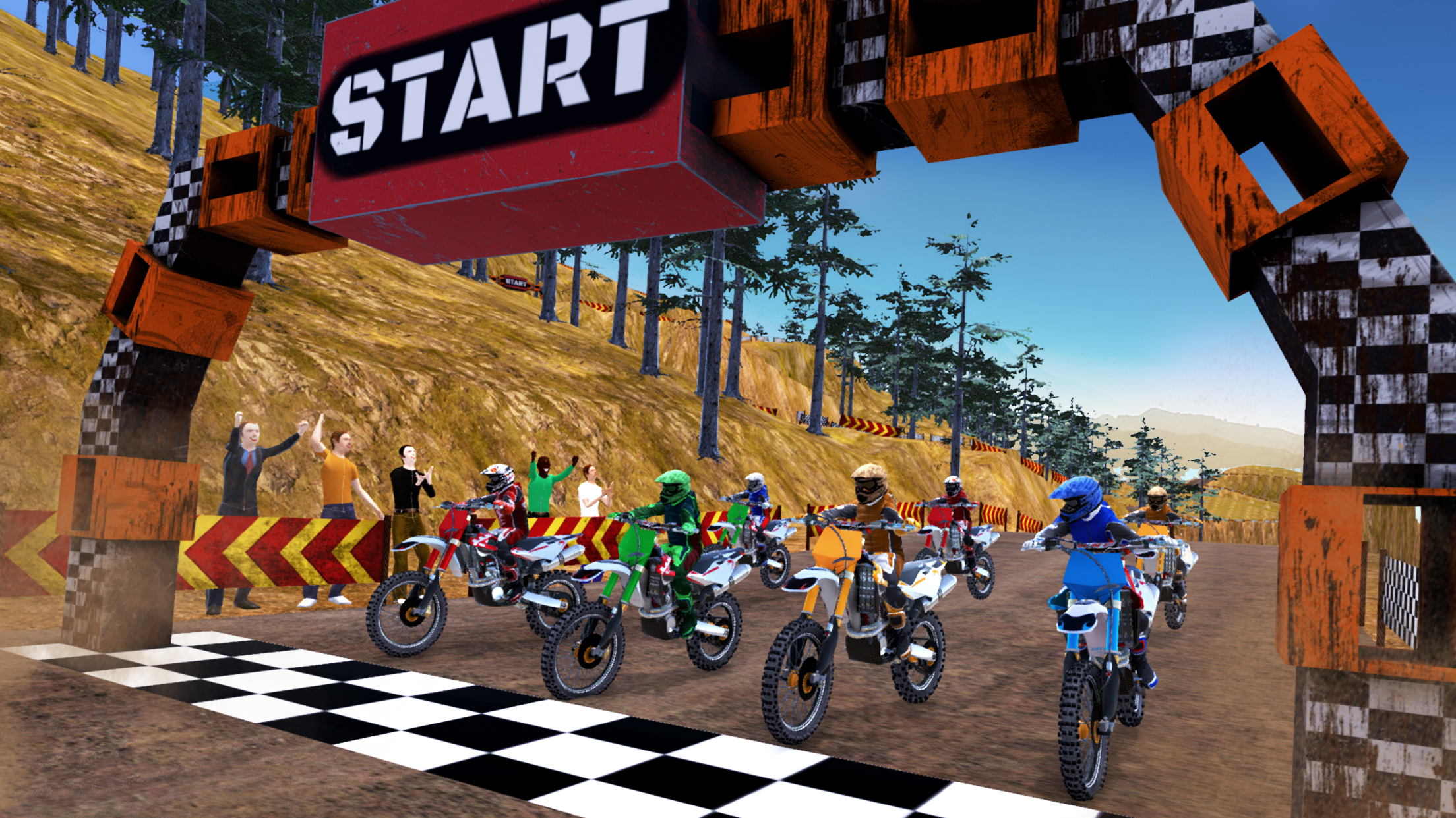 اسکرین شات 3 بازی Dirt Track Bike Racing