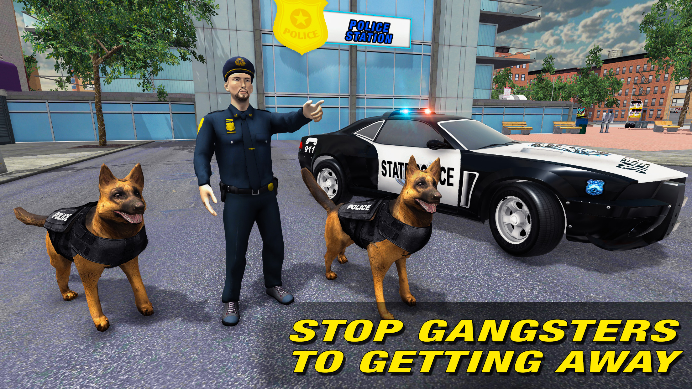 اسکرین شات 3 بازی NY City K9 Police Dog Survival