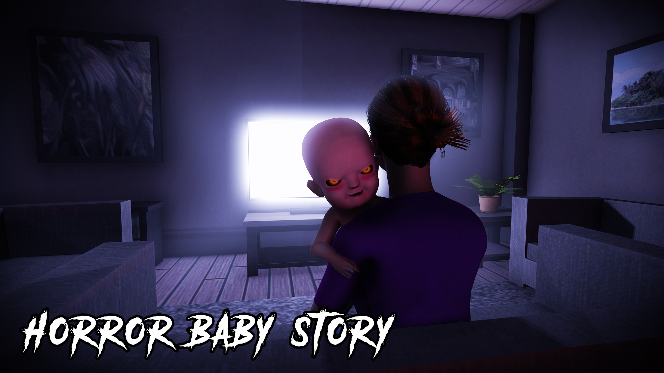 اسکرین شات 1 بازی Scary Baby in Horror House