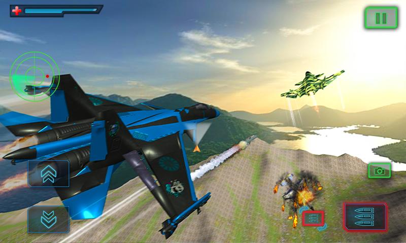 اسکرین شات 3 بازی Sky Warriors US Airplane Games
