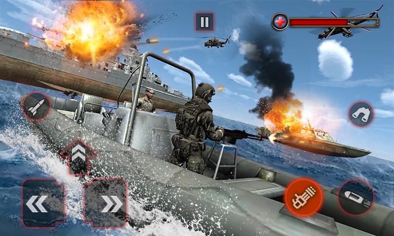 اسکرین شات 2 بازی D-Day World War Naval Game