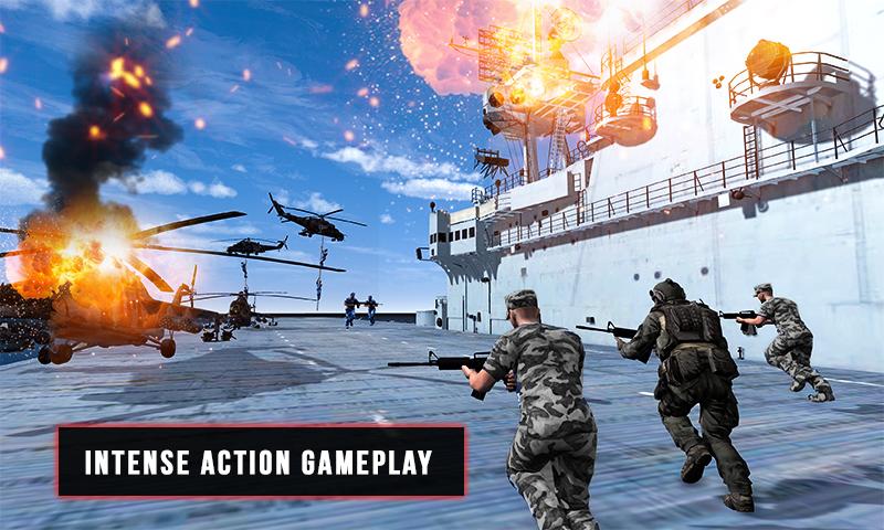اسکرین شات 1 بازی D-Day World War Naval Game