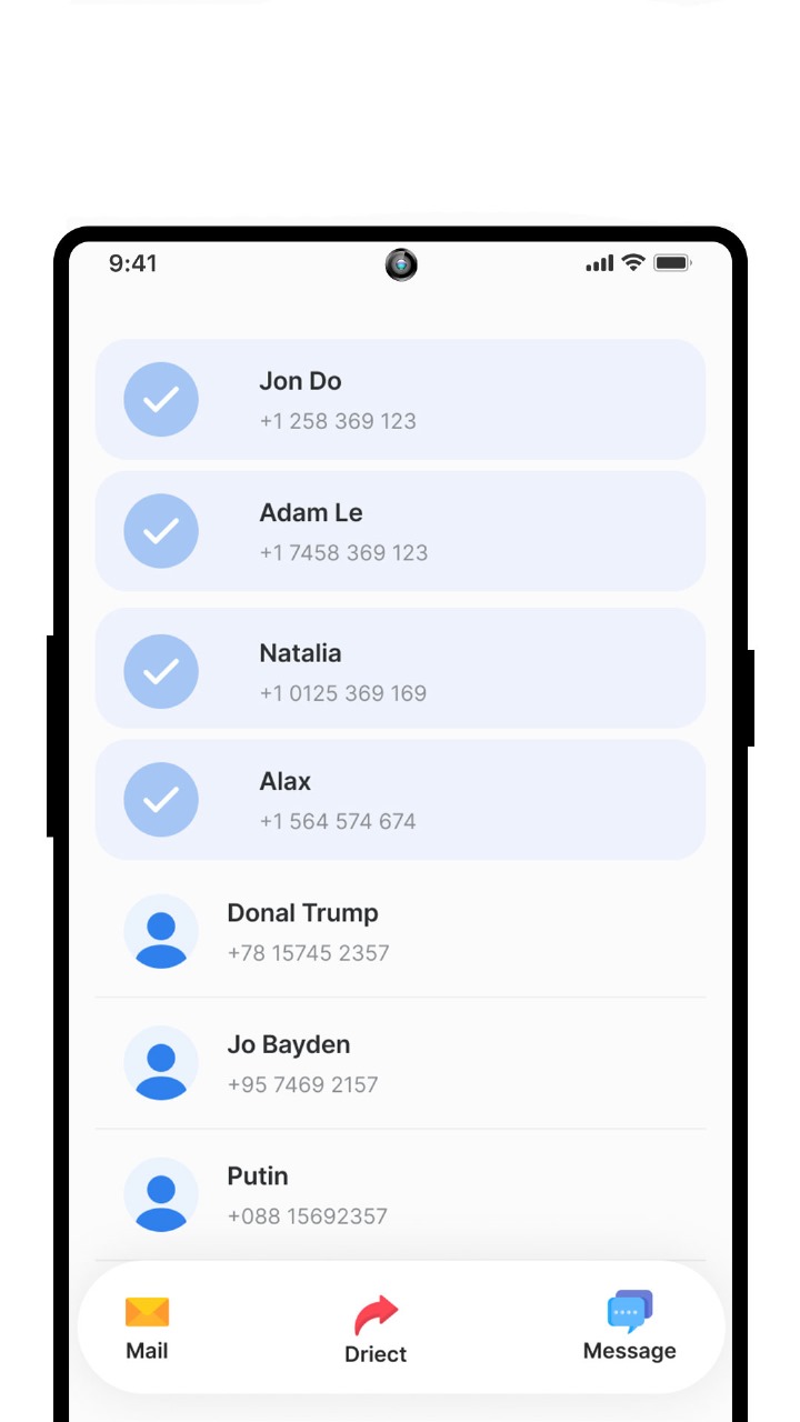 اسکرین شات 5 برنامه Contact SMS Backup