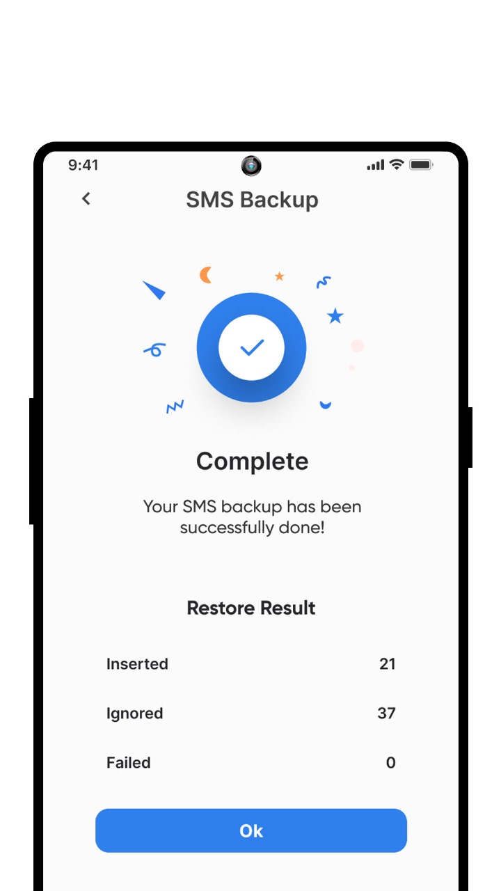 اسکرین شات 6 برنامه Contact SMS Backup