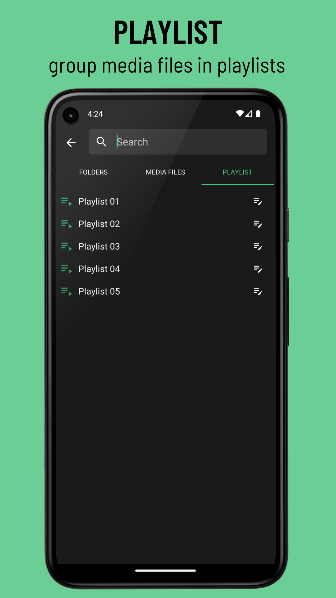 اسکرین شات 4 برنامه Repeat Audio Video Player