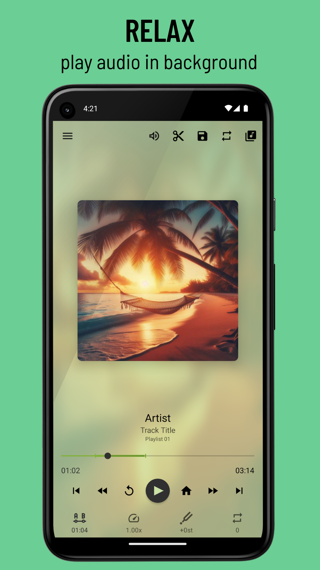 اسکرین شات 8 برنامه Repeat Audio Video Player