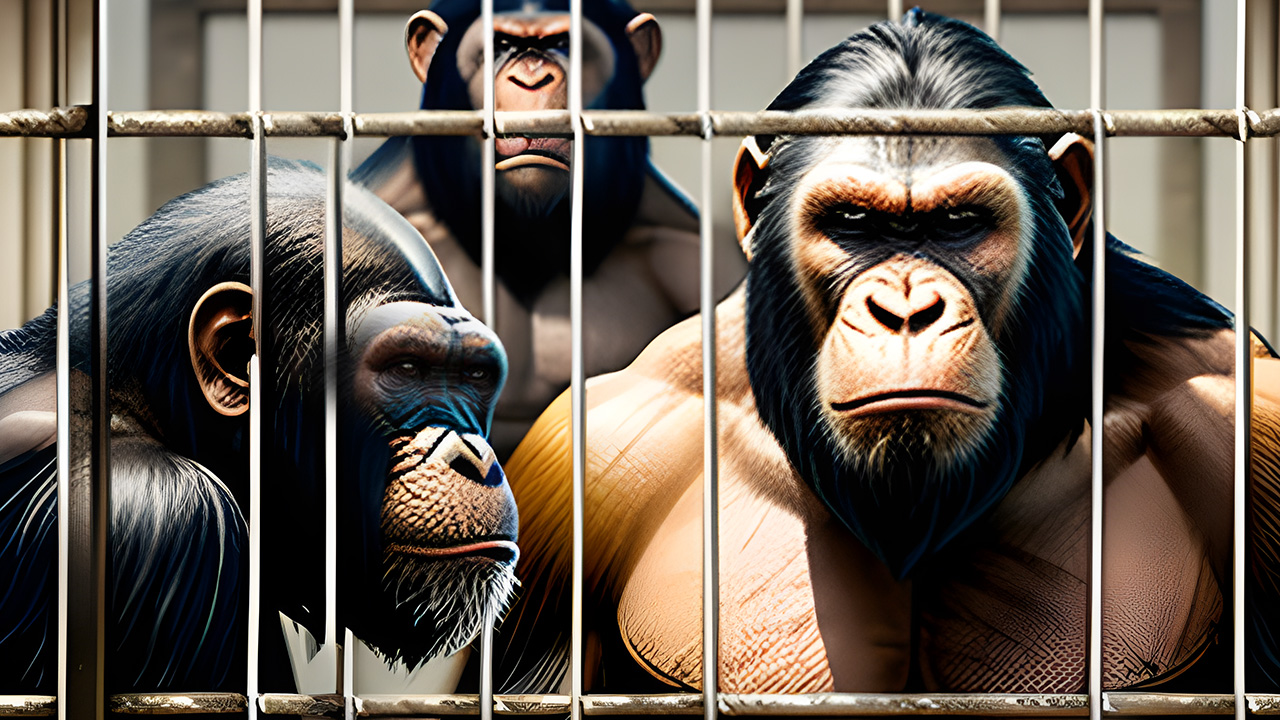 اسکرین شات 5 بازی Angry Gorilla Apes City Games