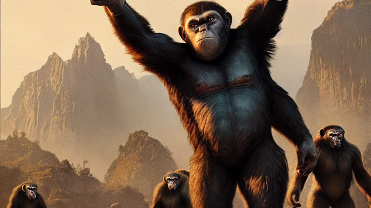 اسکرین شات 3 بازی Angry Gorilla Apes City Games