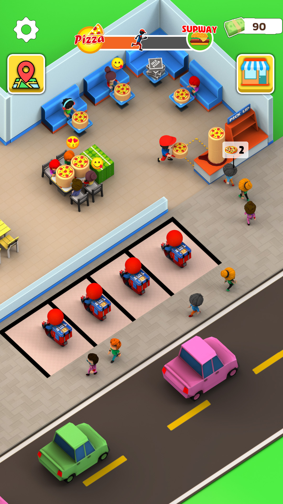 اسکرین شات 5 بازی Idle Pizza Restaurant