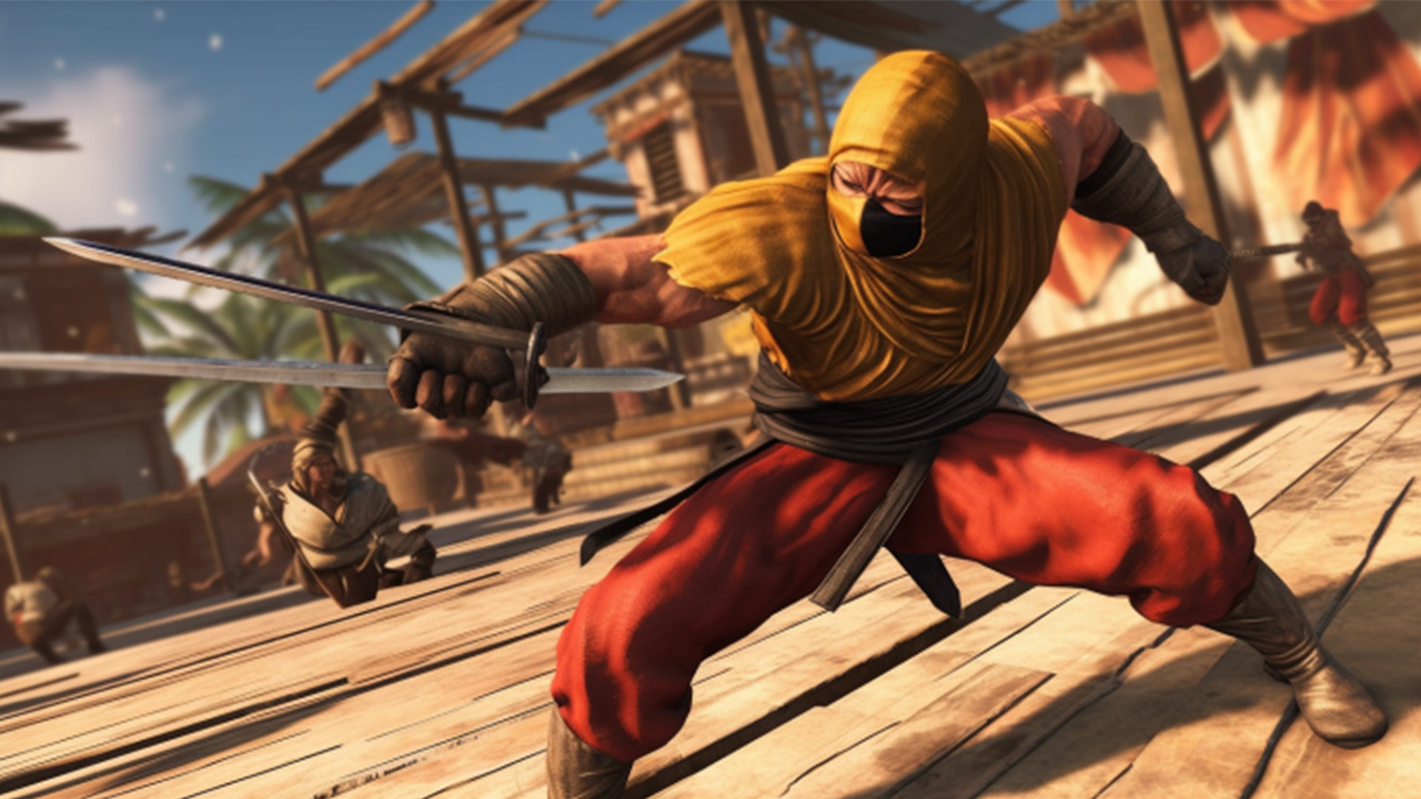 اسکرین شات 4 بازی Shadow Ninja Fighting 3D Game