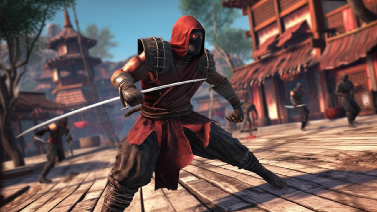 اسکرین شات 2 بازی Shadow Ninja Fighting 3D Game