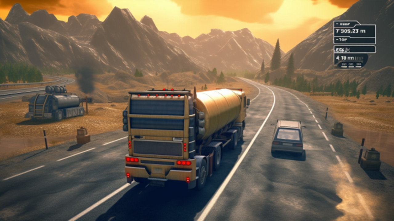 اسکرین شات 6 بازی Oil Cargo Transport Truck Game
