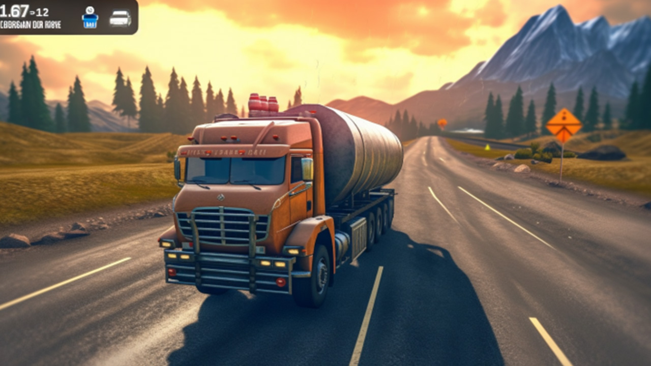 اسکرین شات 7 بازی Oil Cargo Transport Truck Game