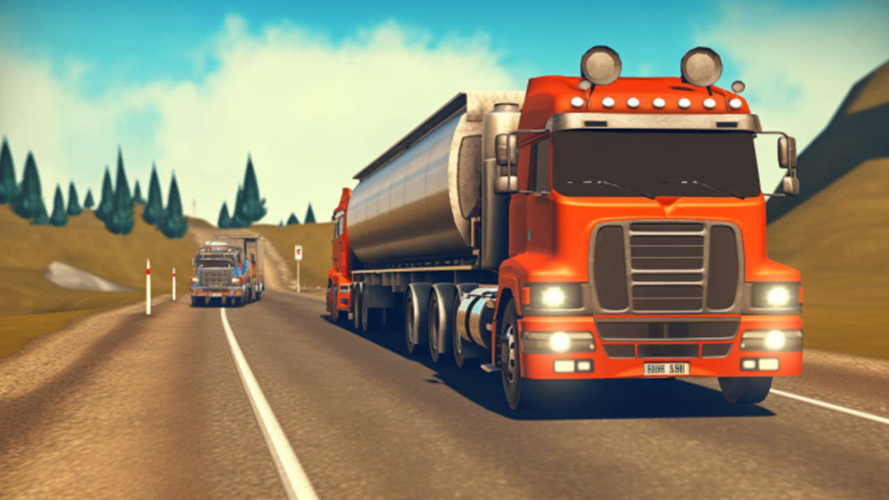 اسکرین شات 1 بازی Oil Cargo Transport Truck Game