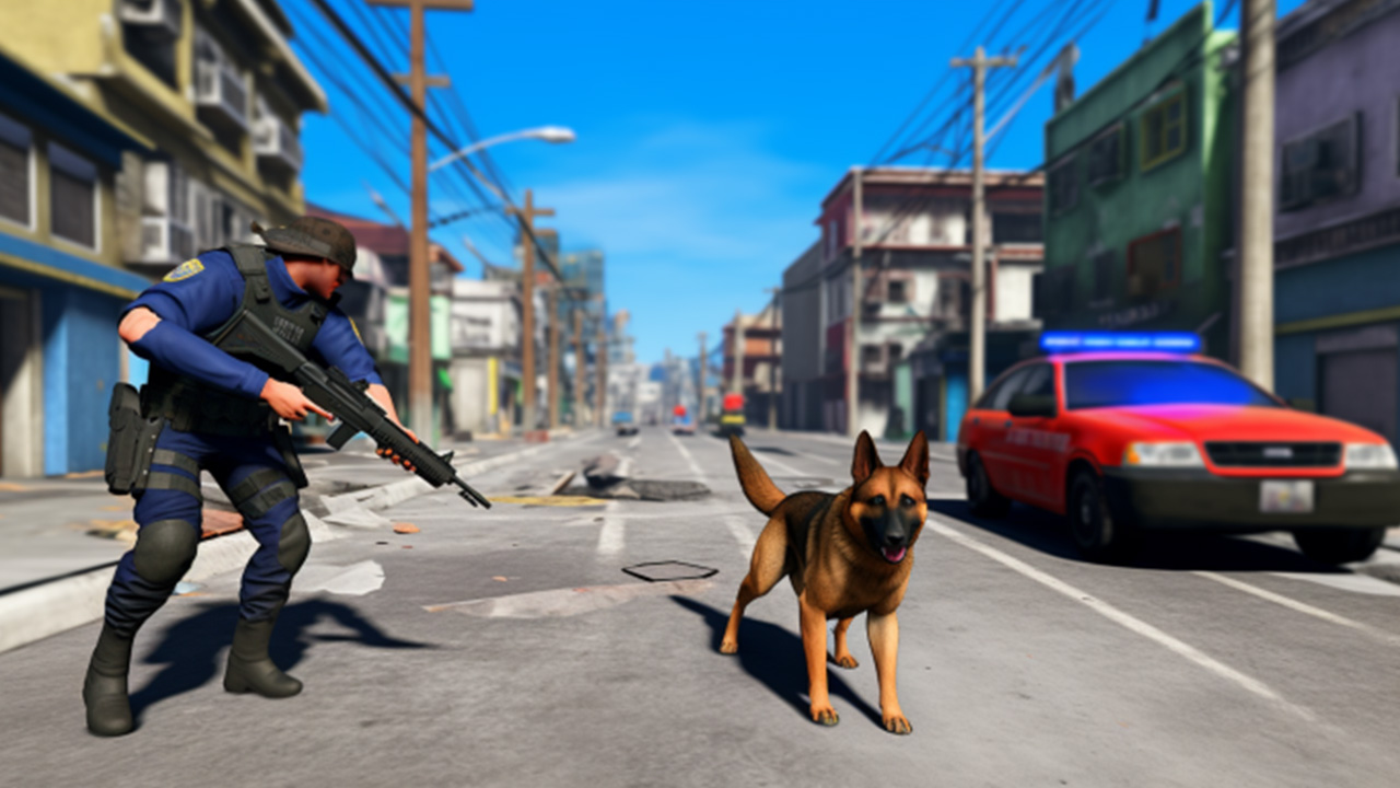 اسکرین شات 3 بازی Police Dog Crime Chase Game