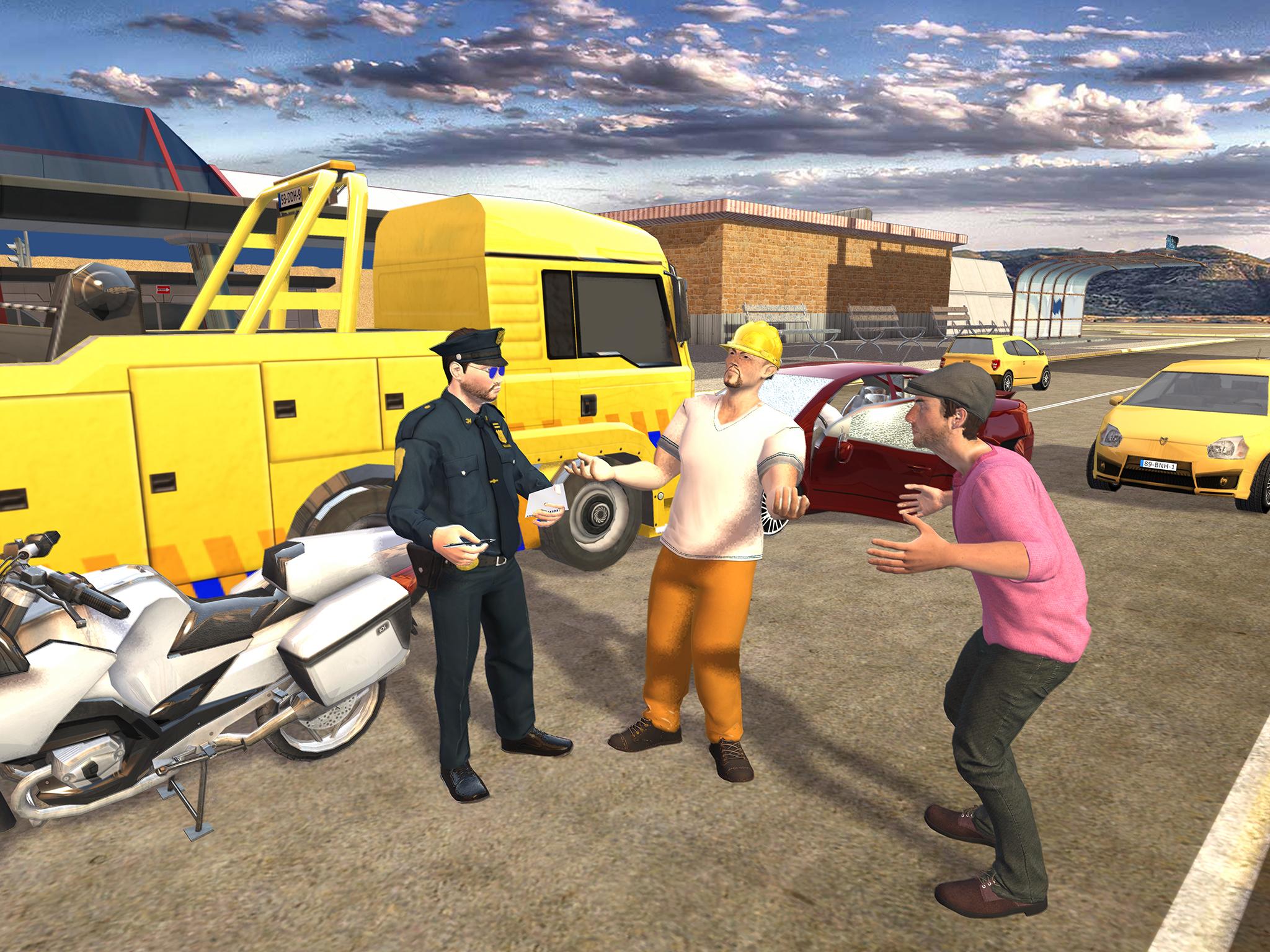اسکرین شات 2 بازی US Police Bike Chase Game