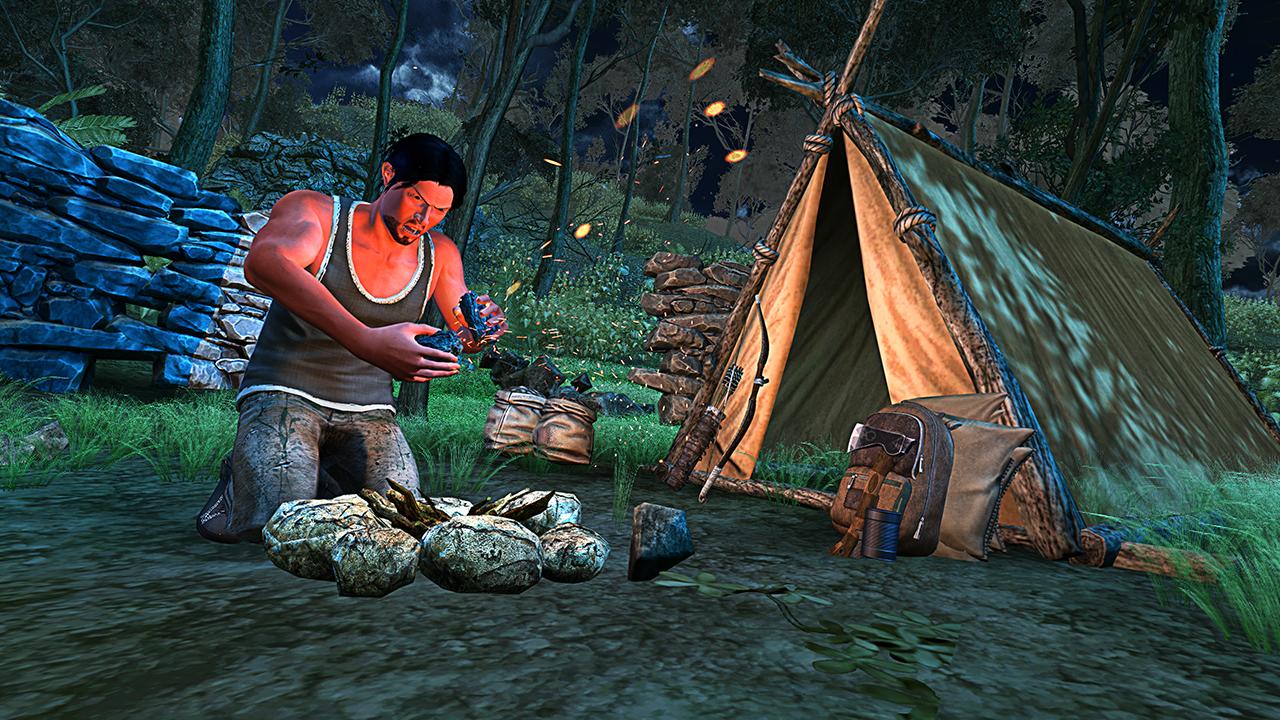 اسکرین شات 3 بازی Raft Survival Island 3D Games