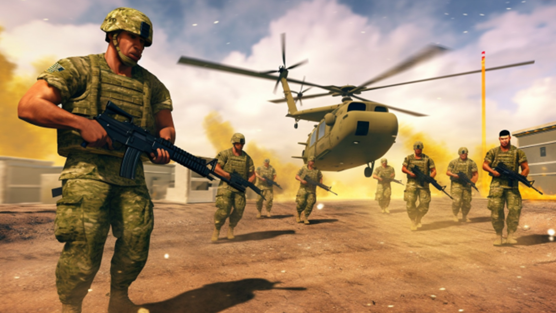 اسکرین شات 8 بازی US Army Commando Mission Game