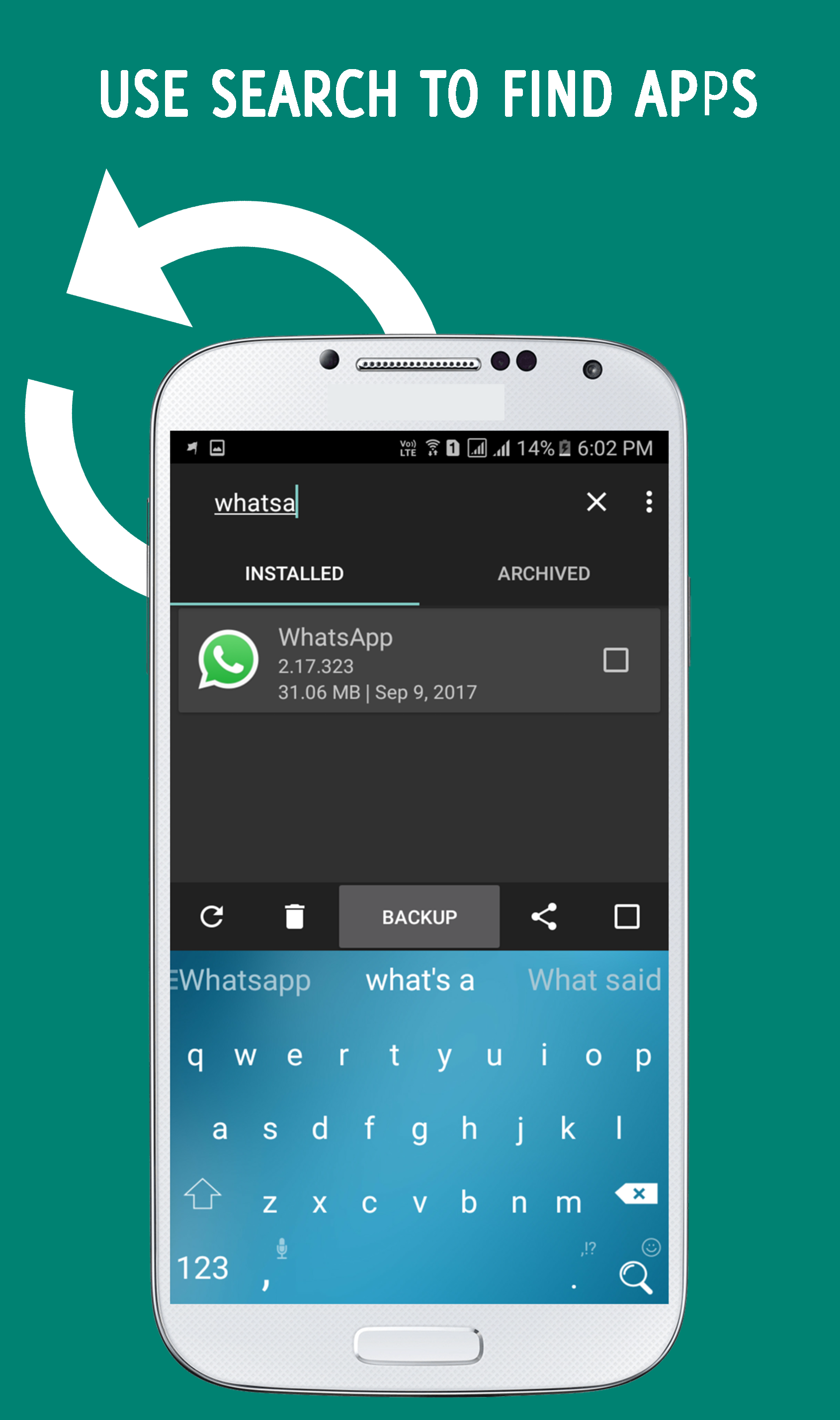 اسکرین شات 4 برنامه Apps Backup and Restore