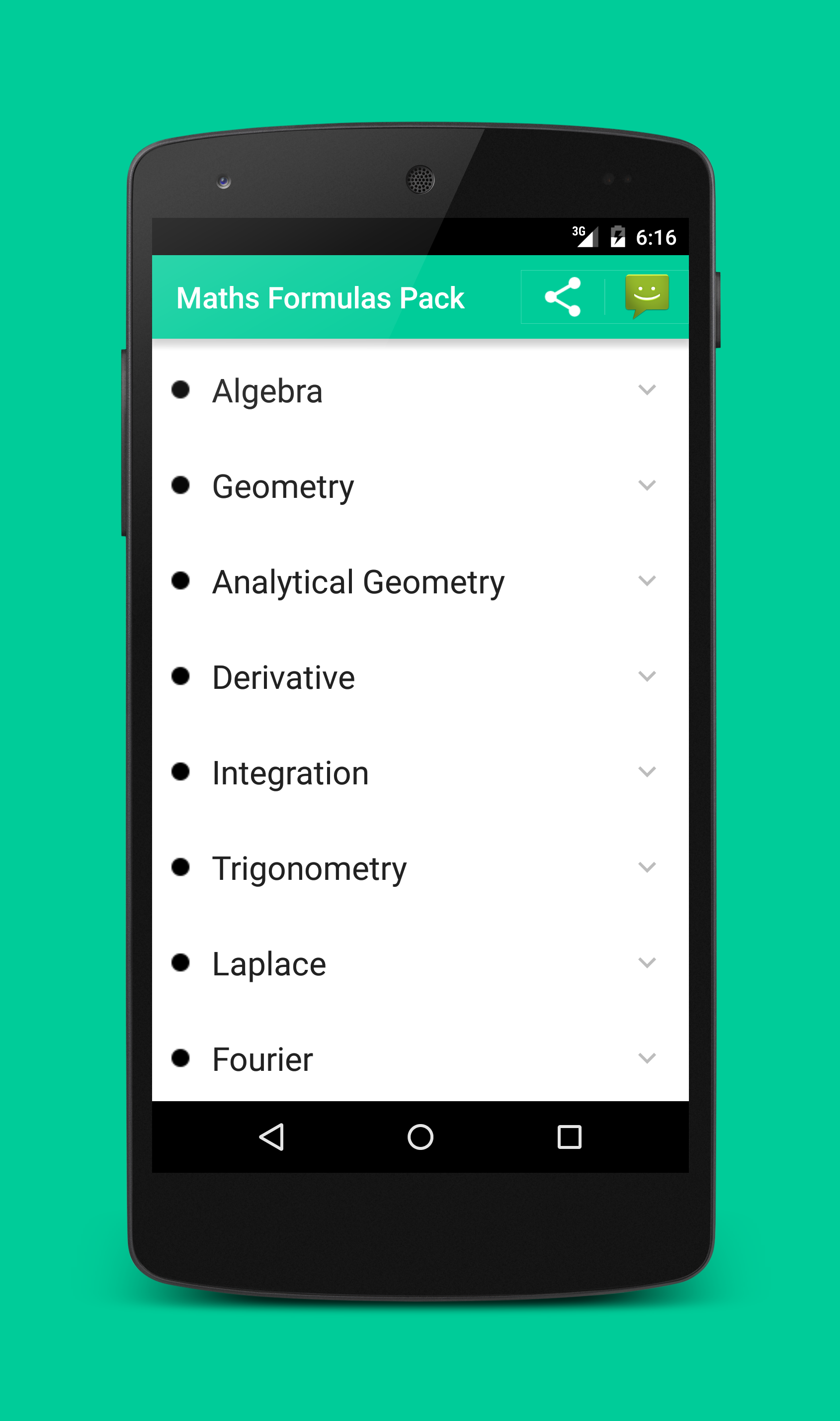 اسکرین شات 1 برنامه All Math formula