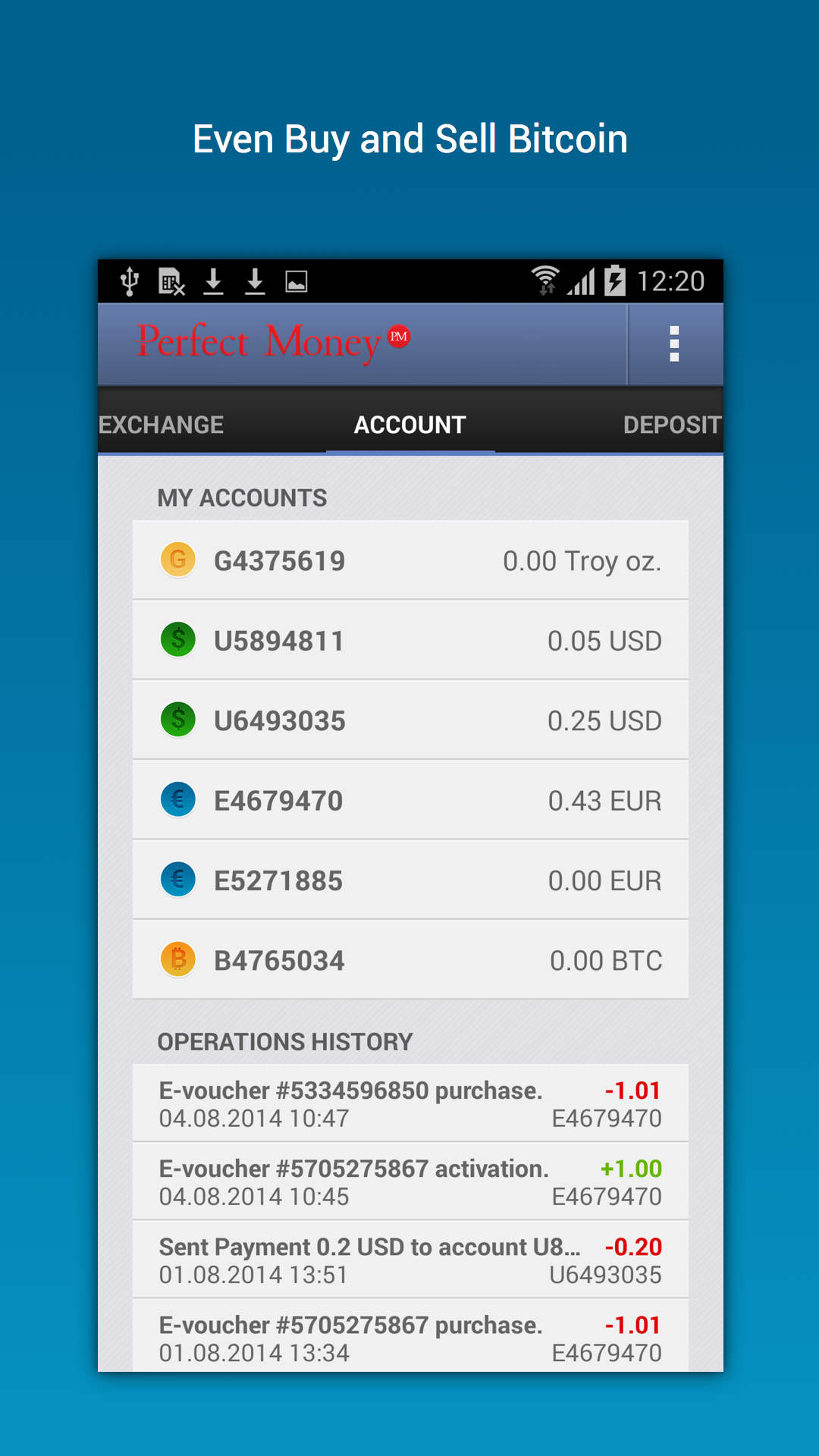 اسکرین شات 3 برنامه Perfect Money