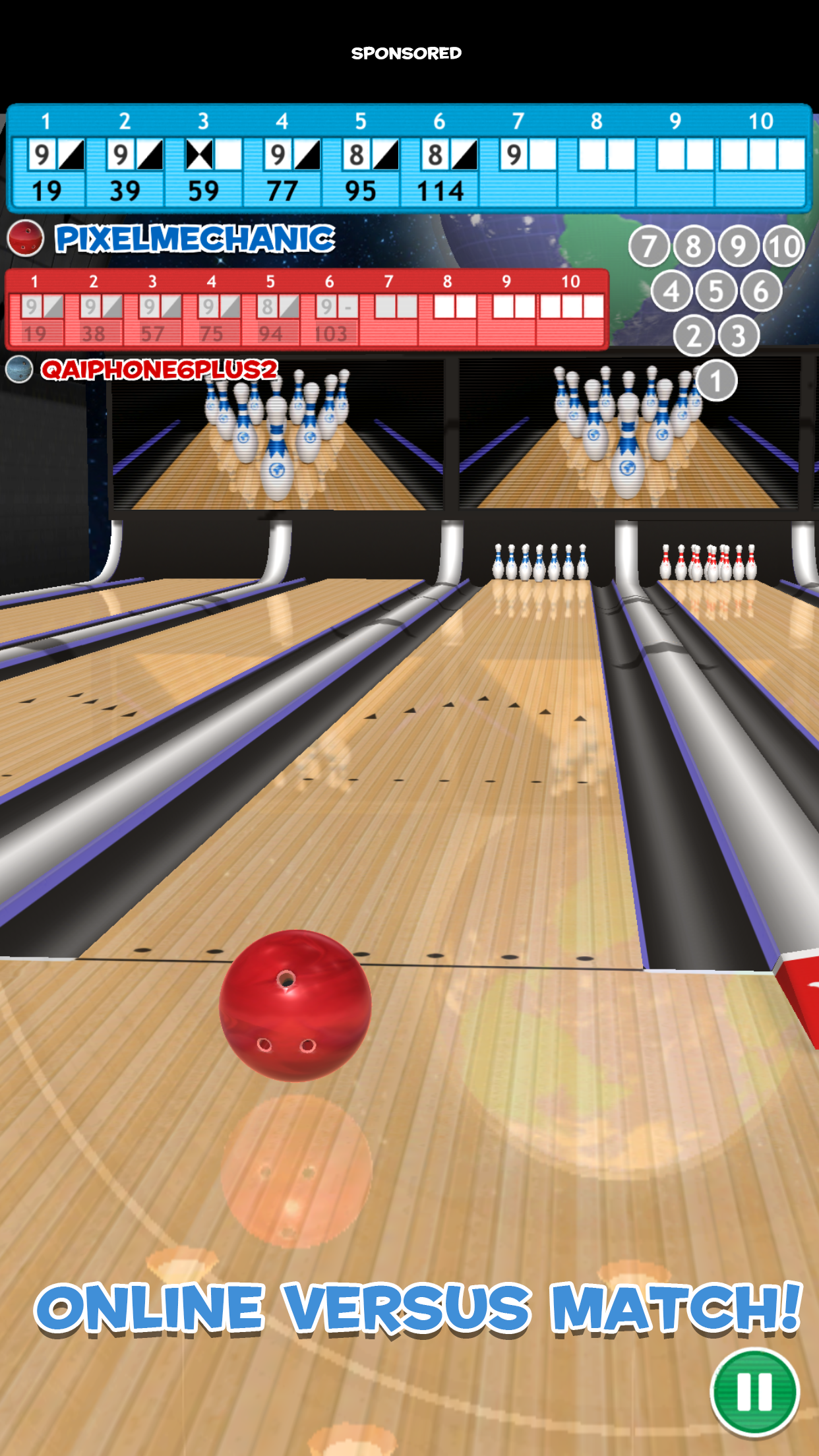 اسکرین شات 3 بازی Strike! Ten Pin Bowling