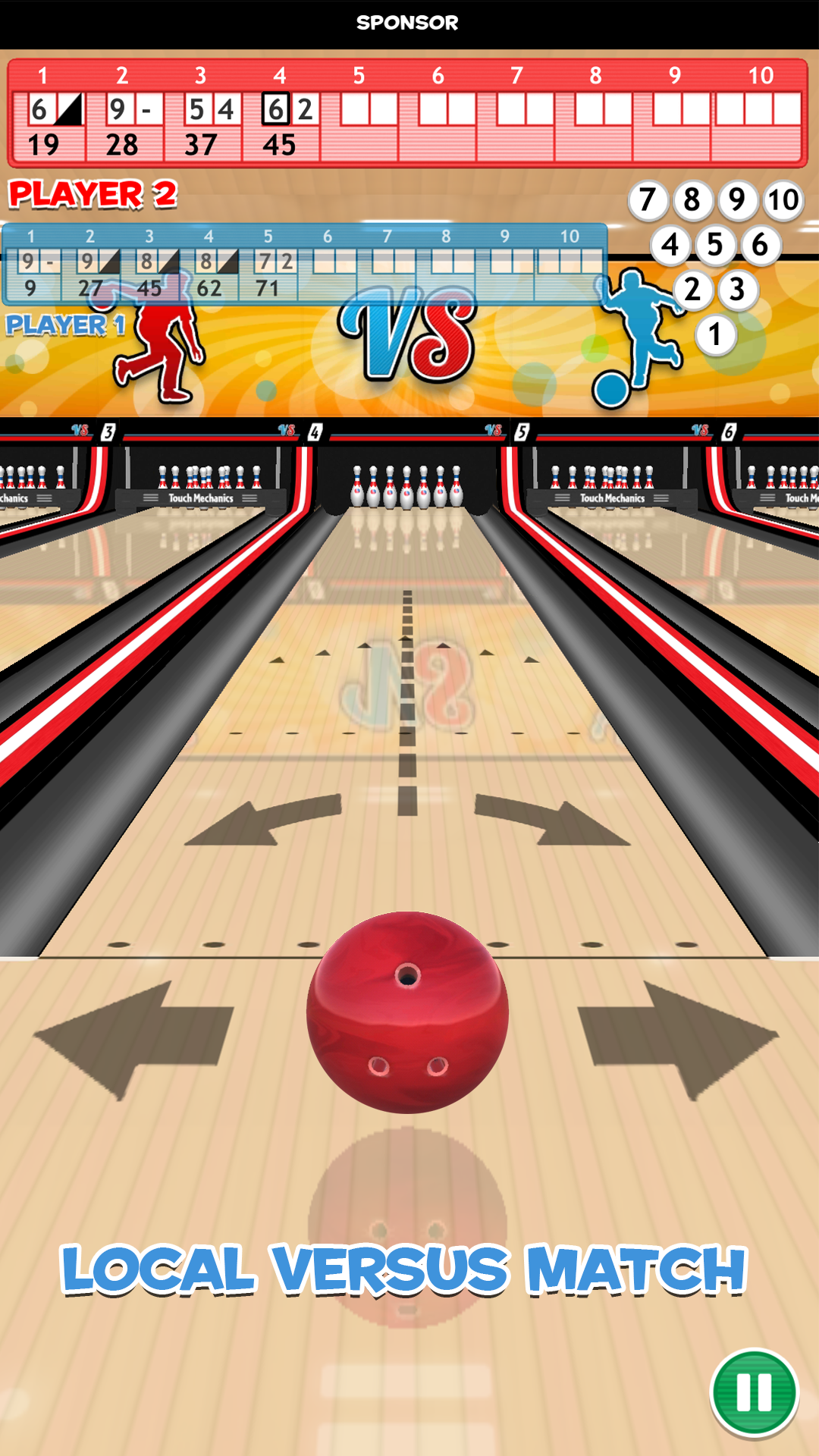 اسکرین شات 6 بازی Strike! Ten Pin Bowling