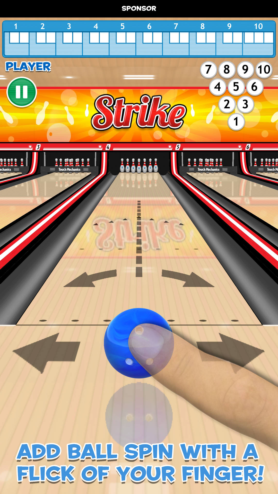 اسکرین شات 2 بازی Strike! Ten Pin Bowling