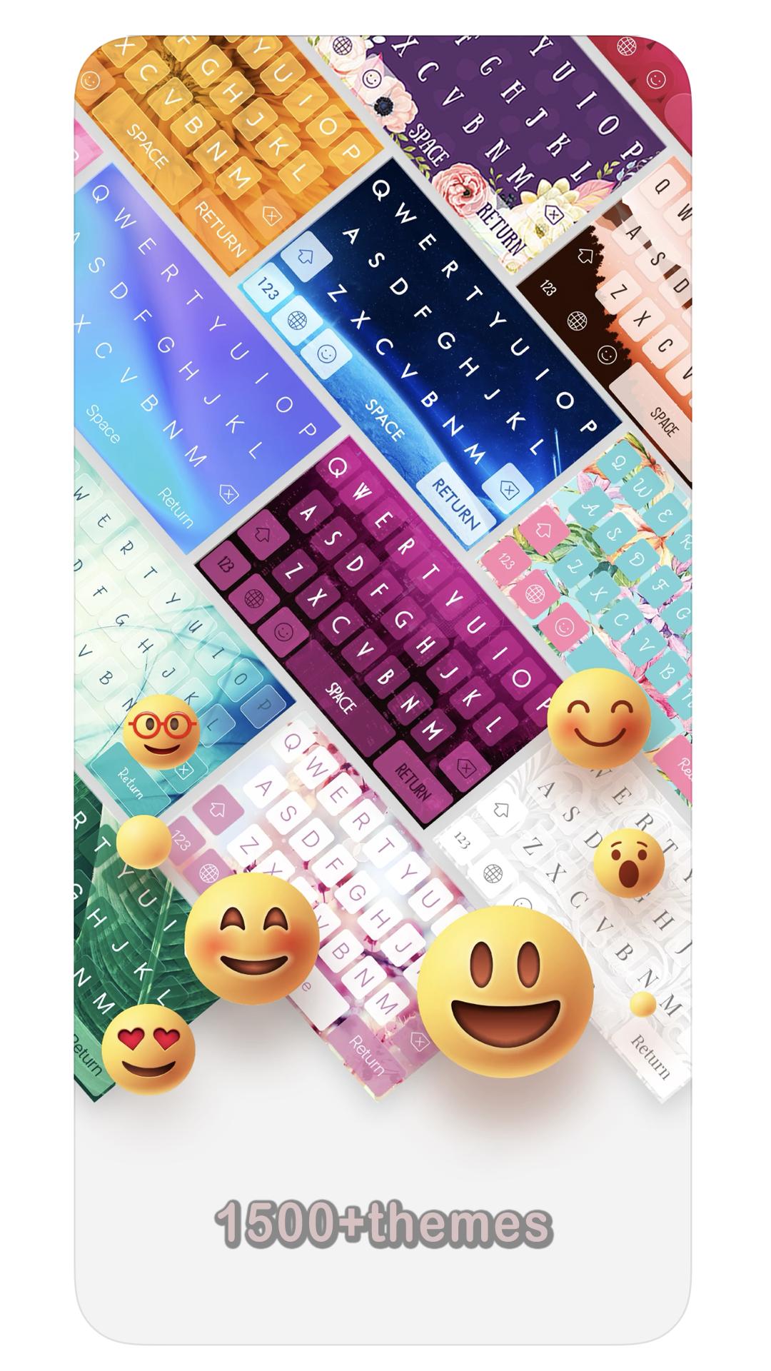 اسکرین شات 1 برنامه Touch Pal Cut Emoji Keyboard