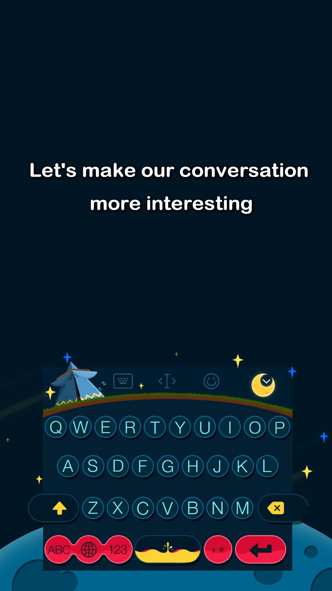 اسکرین شات 3 برنامه Touch Pal Cut Emoji Keyboard