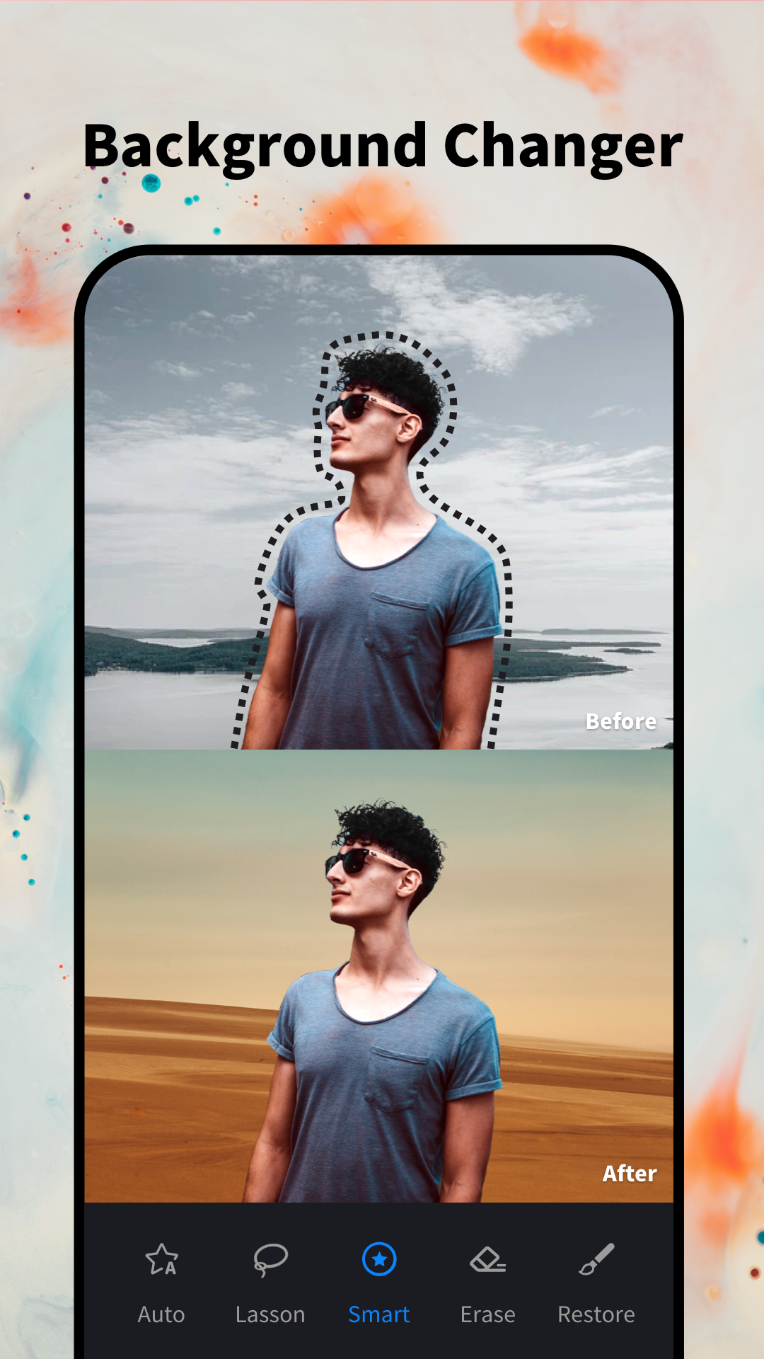اسکرین شات 4 برنامه RetouchLeap - Remove Object