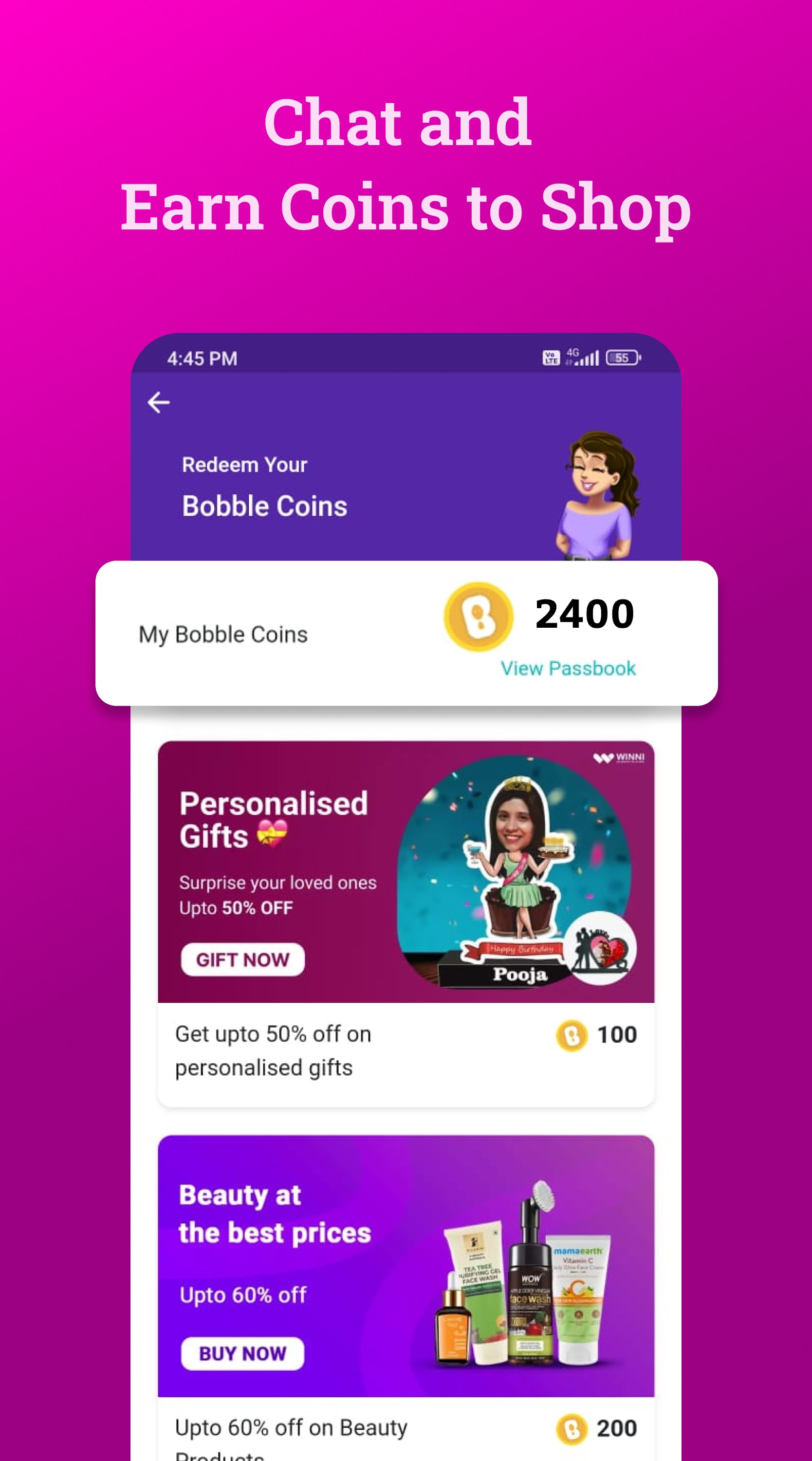 اسکرین شات 8 برنامه Bobble AI Keyboard Memes, Gifs