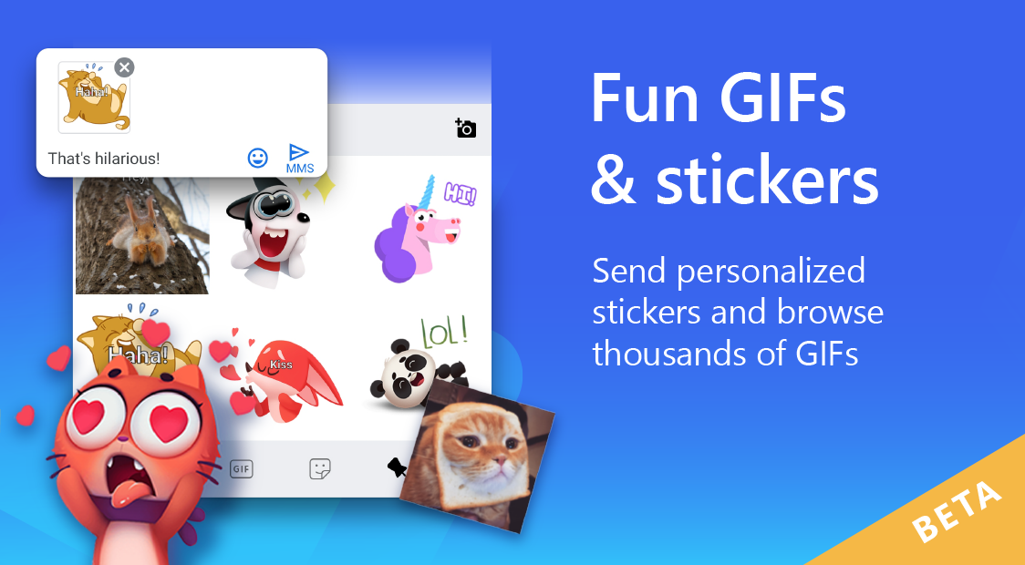 اسکرین شات 5 برنامه Microsoft SwiftKey Beta