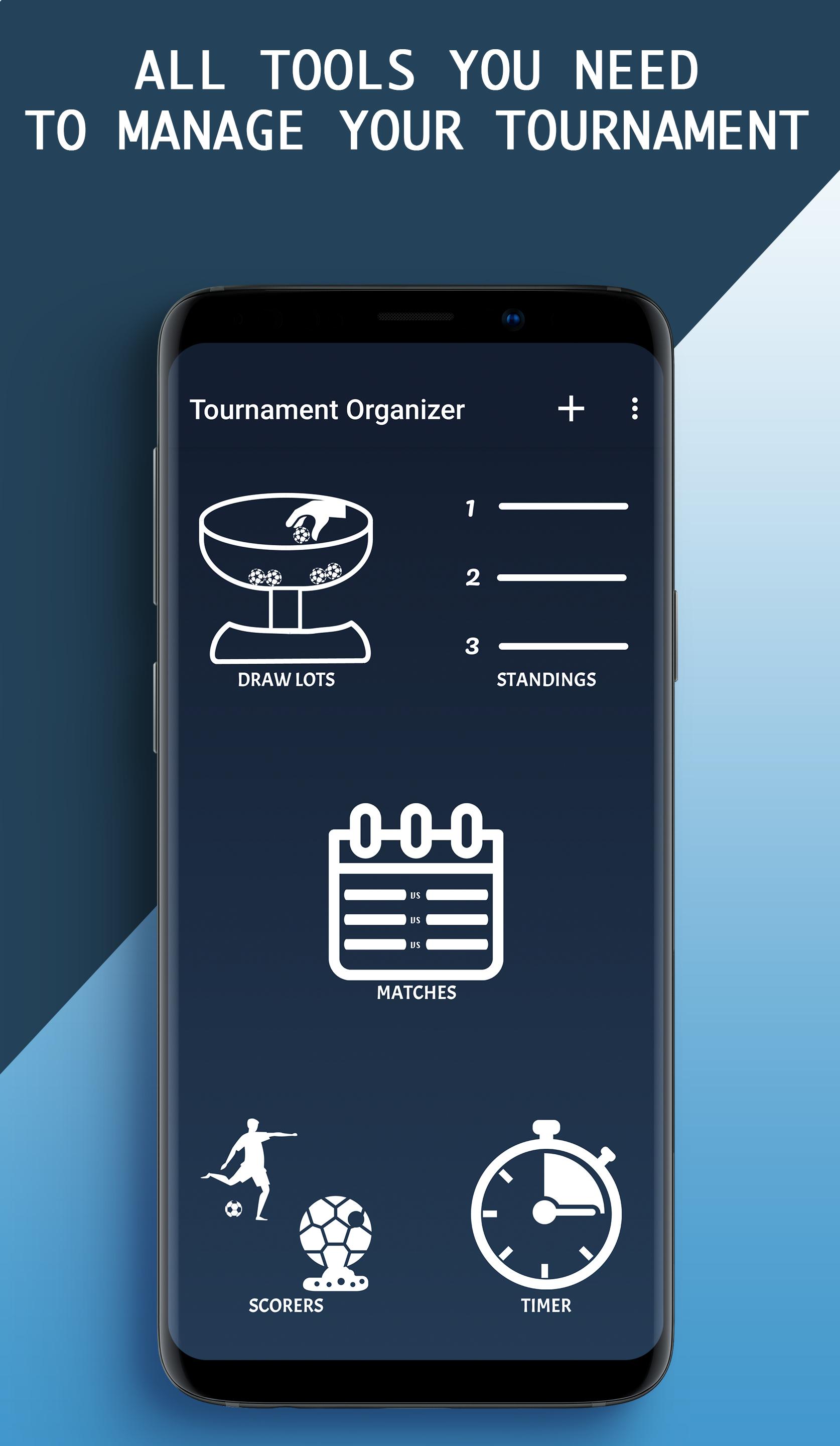 اسکرین شات 1 برنامه Tournament Organizer