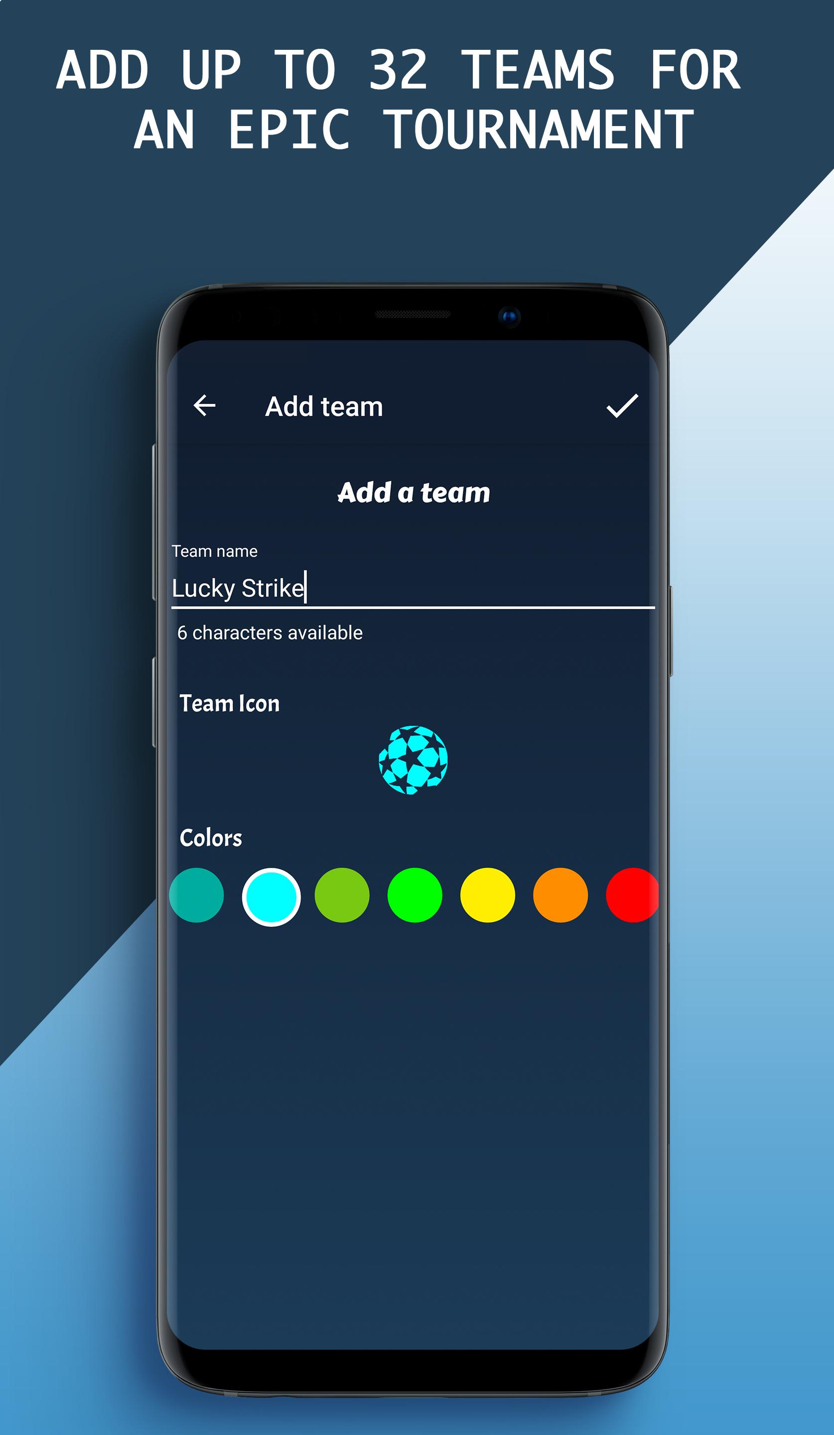 اسکرین شات 2 برنامه Tournament Organizer