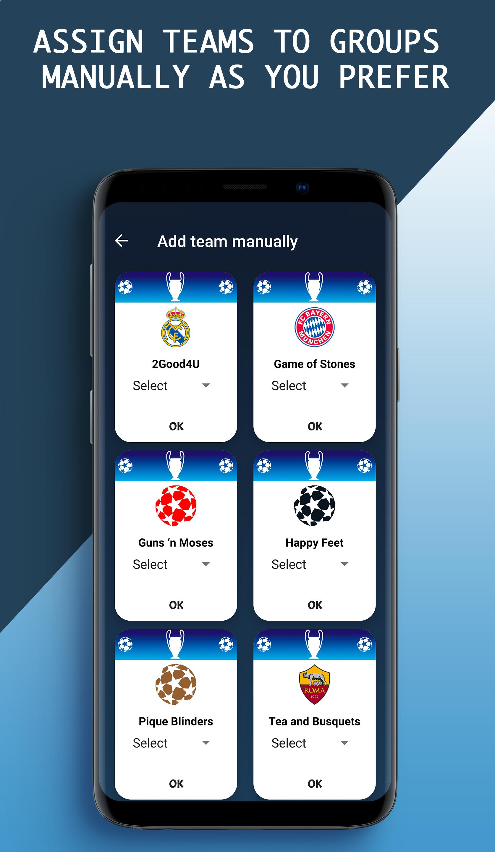 اسکرین شات 4 برنامه Tournament Organizer