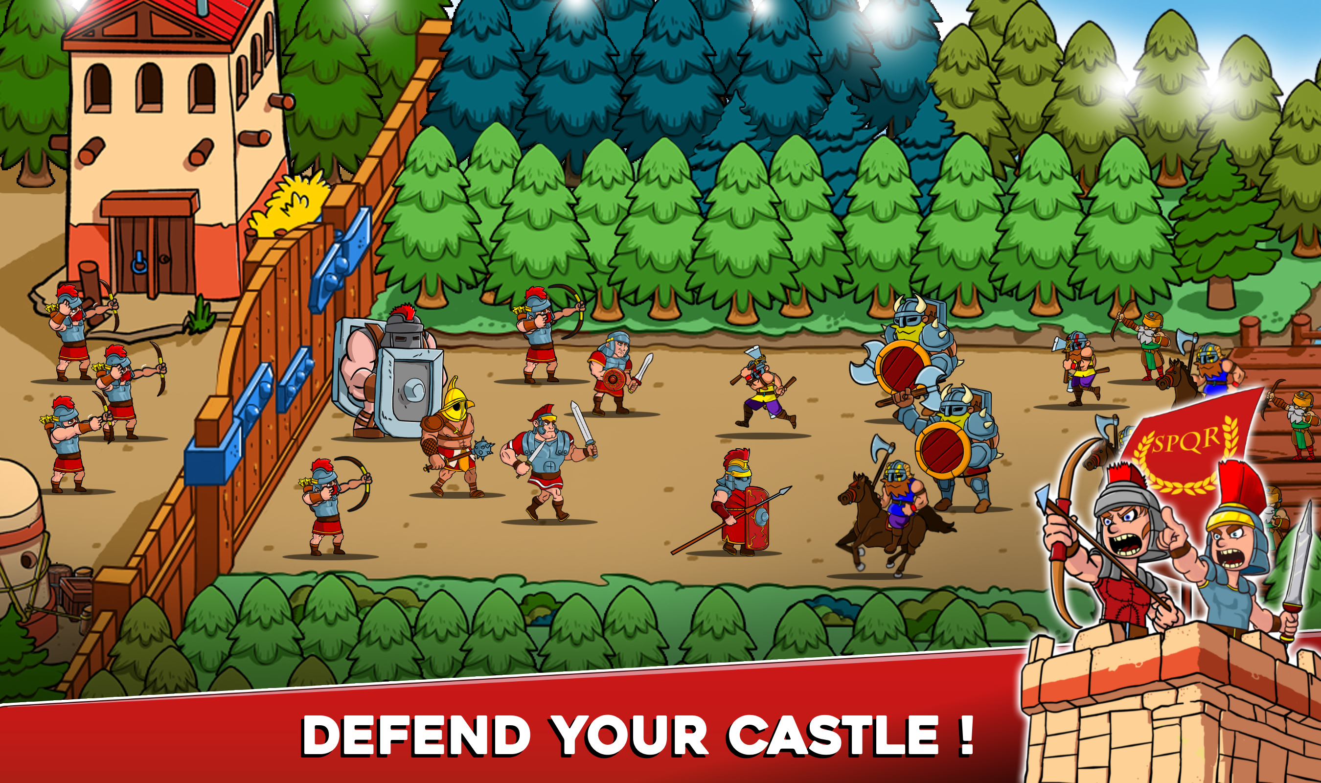 اسکرین شات 1 بازی Empire Rush: Rome Wars