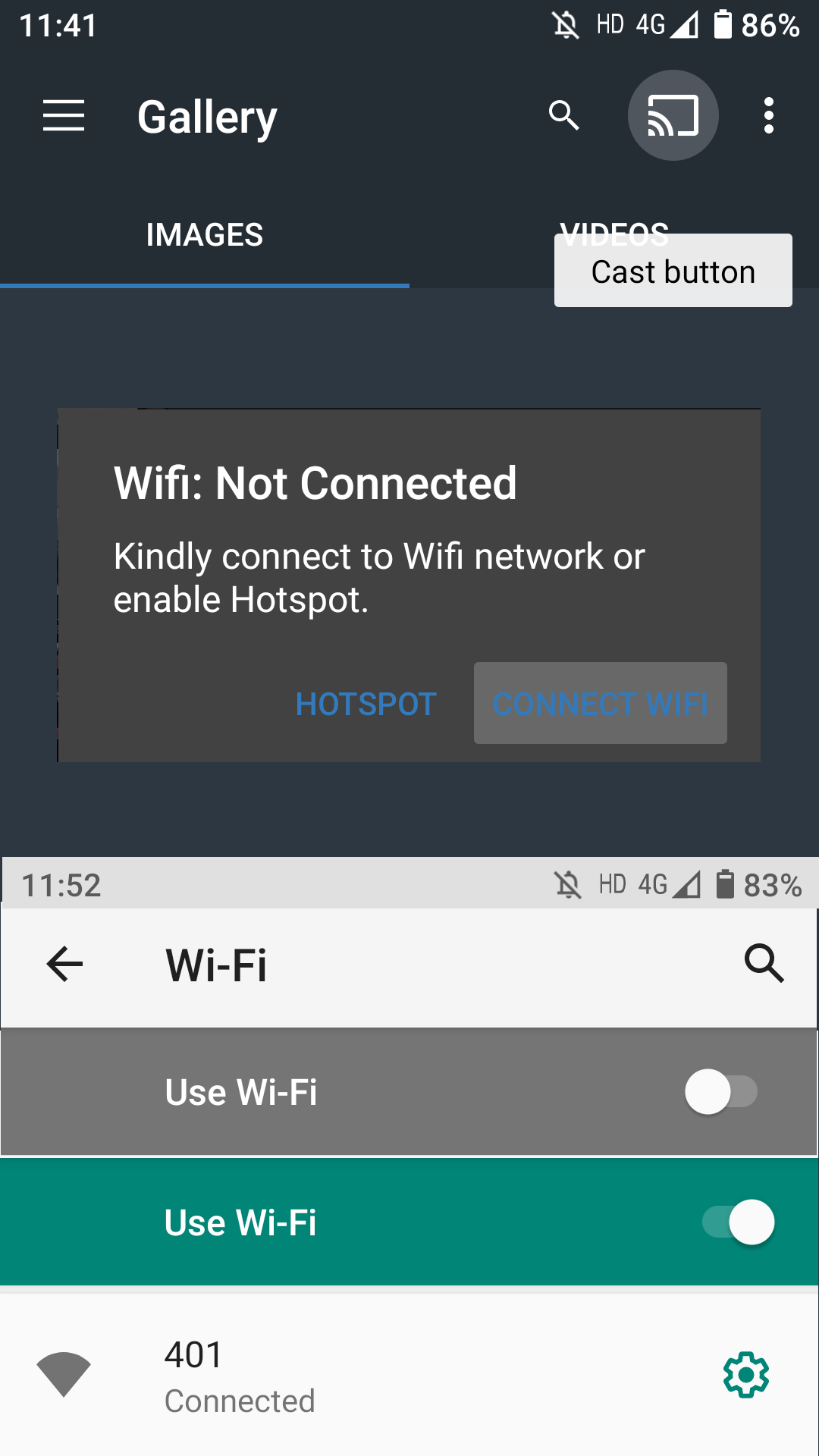 اسکرین شات 2 برنامه All Screen Cast to TV Roku