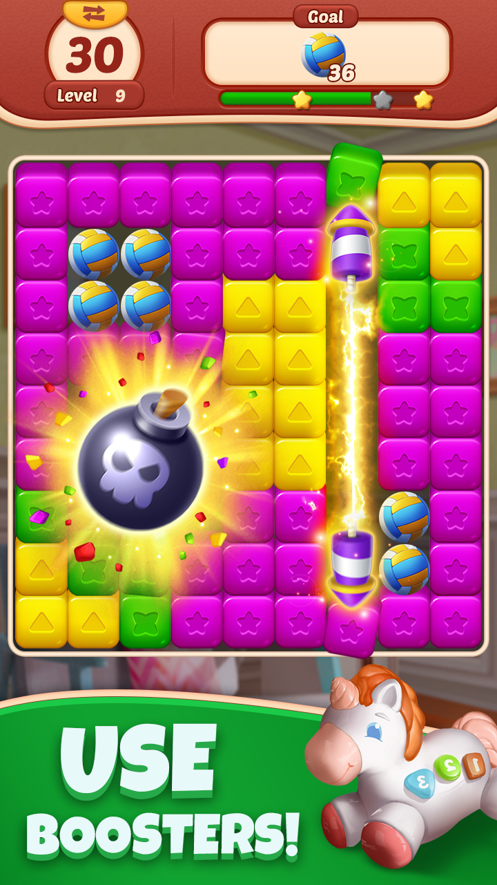 اسکرین شات 2 بازی Toy Bomb: Match Blast Puzzles